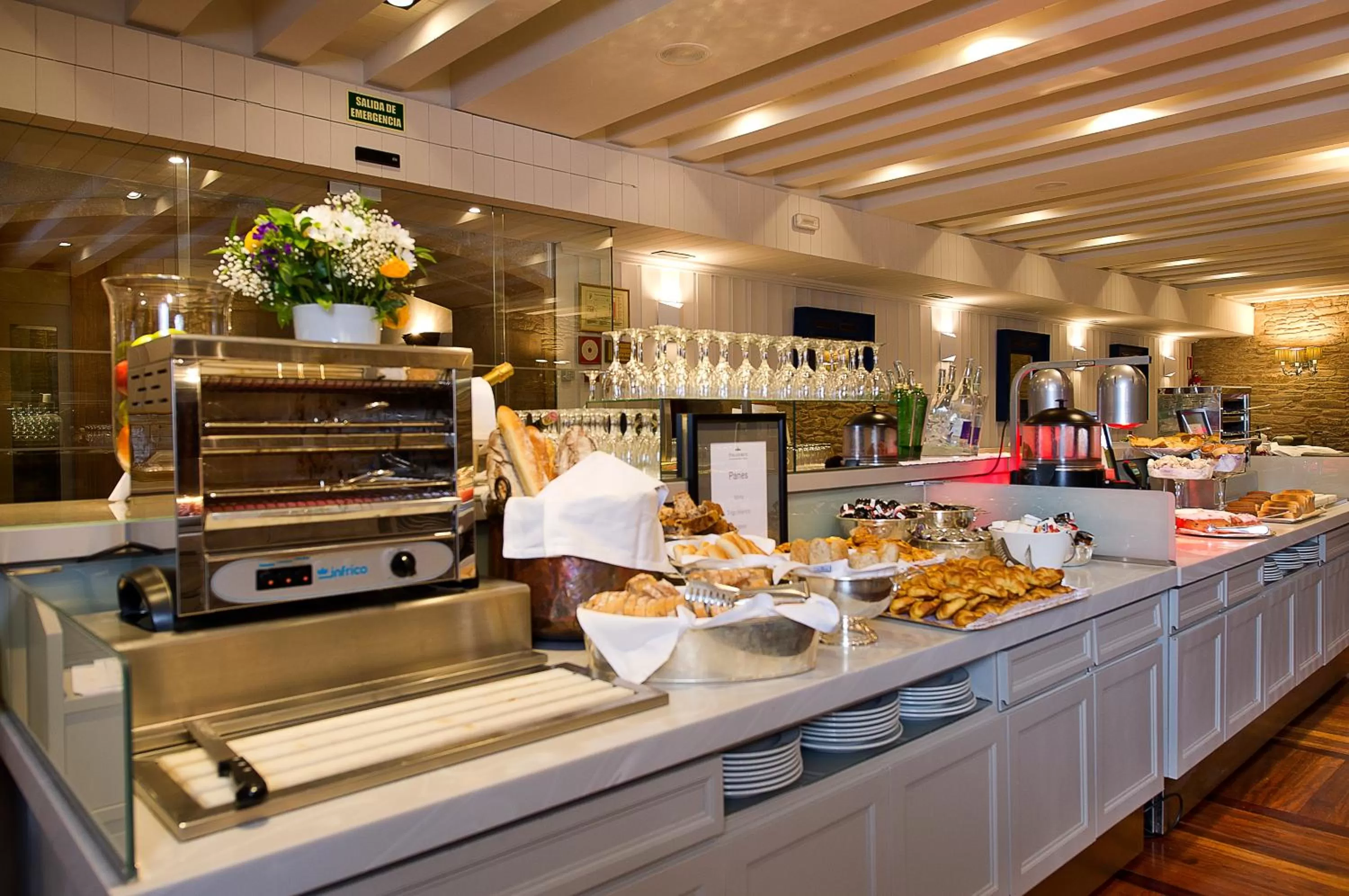Buffet breakfast in Parador de Santiago - Hostal Reis Catolicos