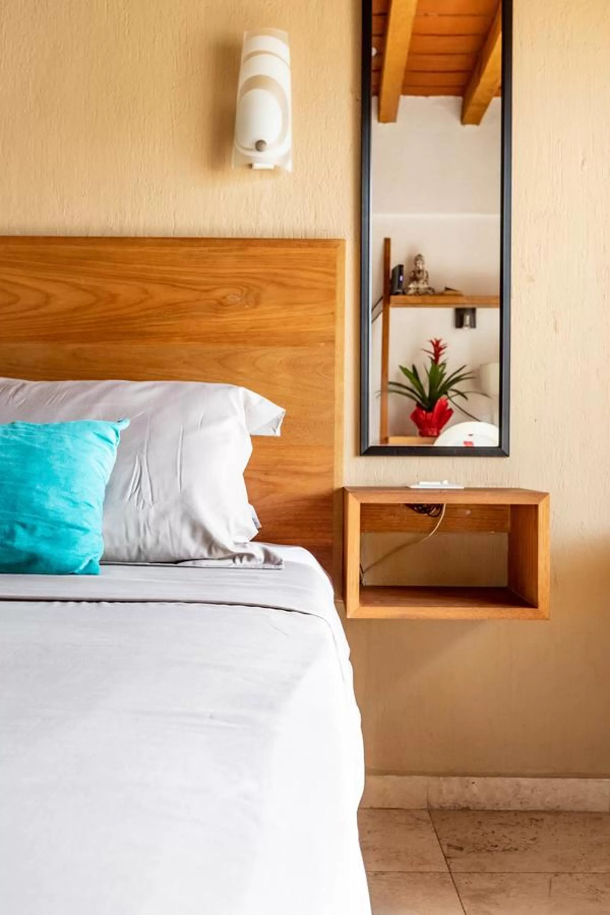 Bed in Olas Altas Suites Departamentos