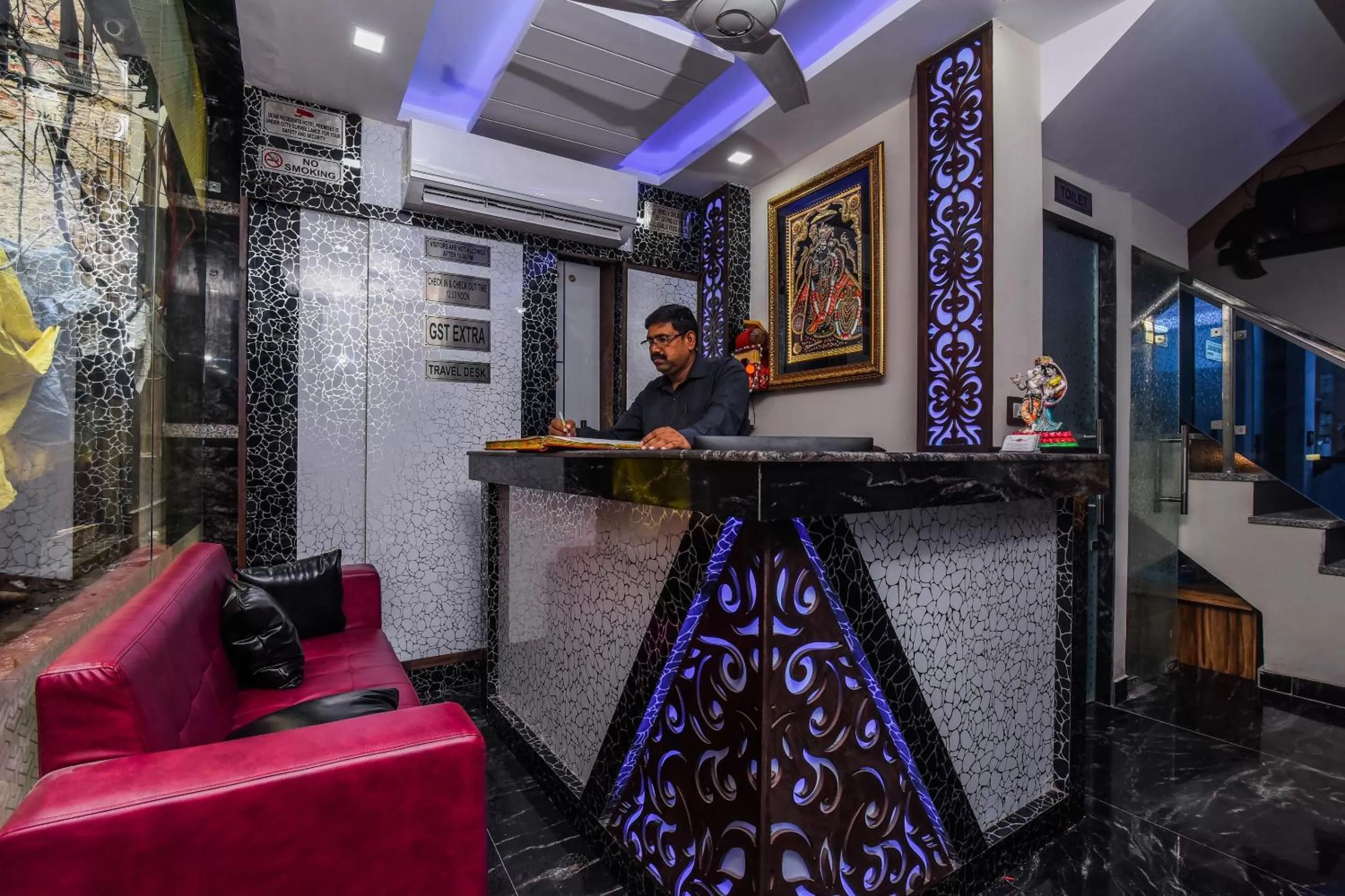 Lobby or reception in Hotel Dollar Inn