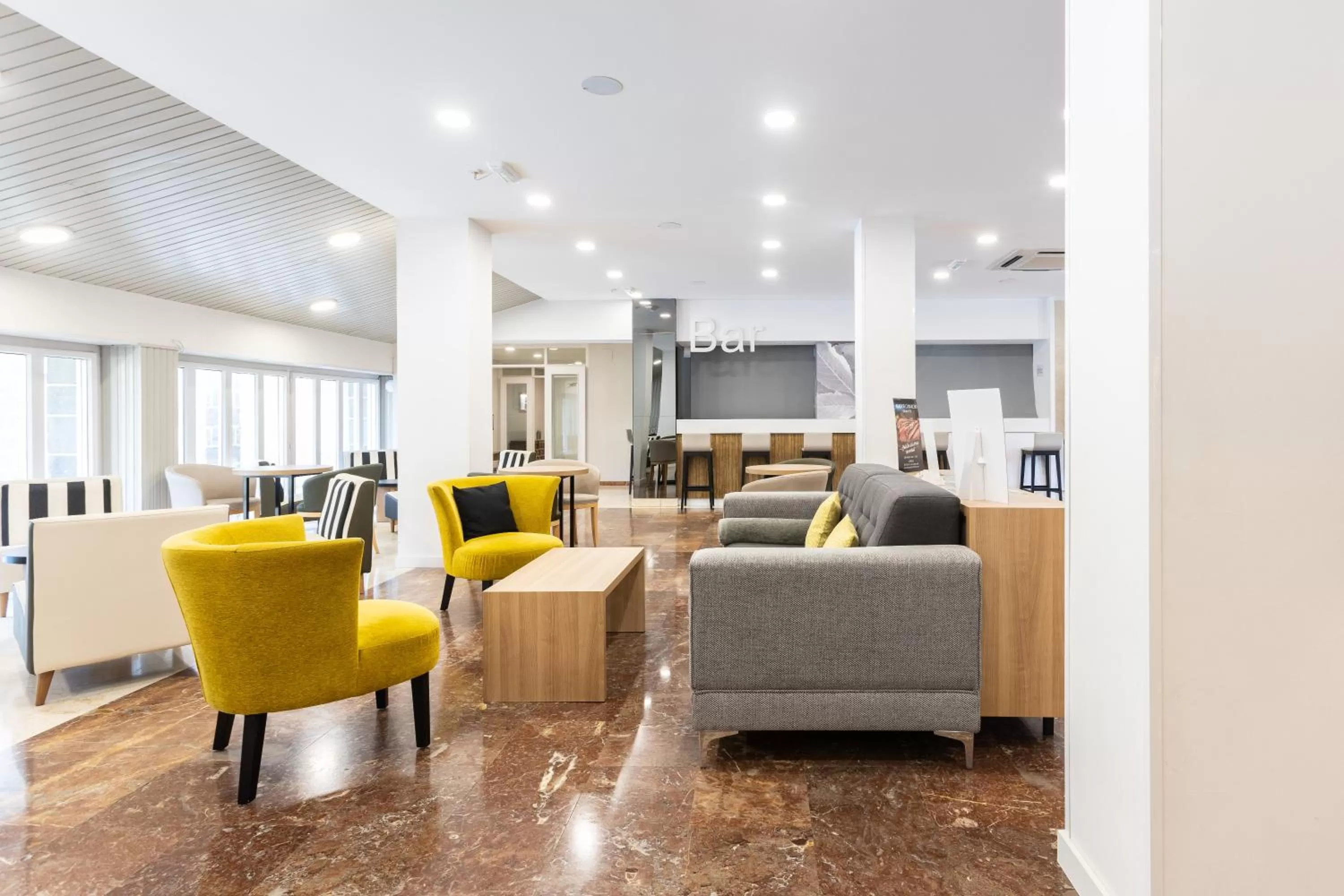 Seating area in Gran Hotel de Jaca