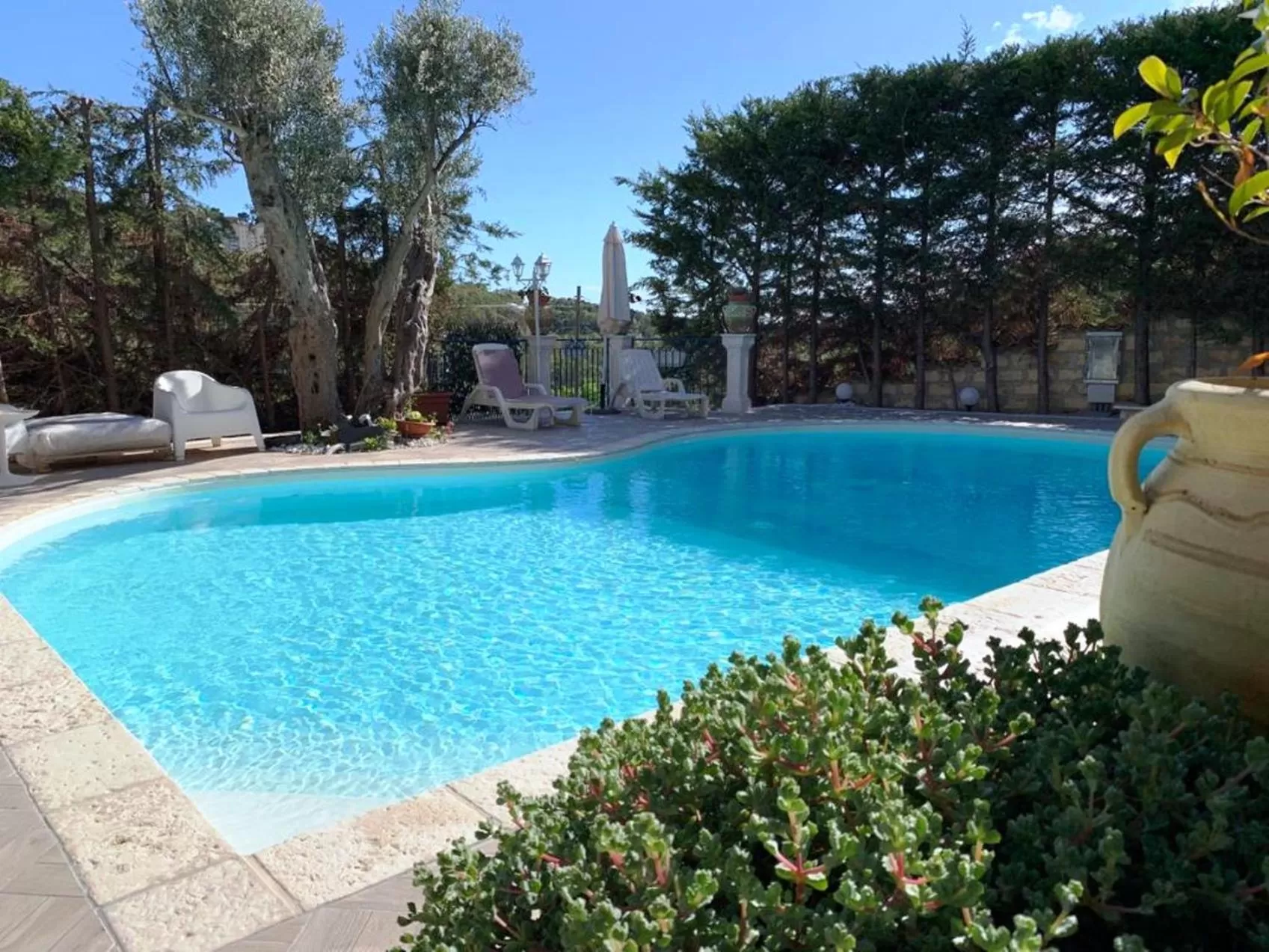 Balcony/Terrace in B&B Villa del Sole Relais