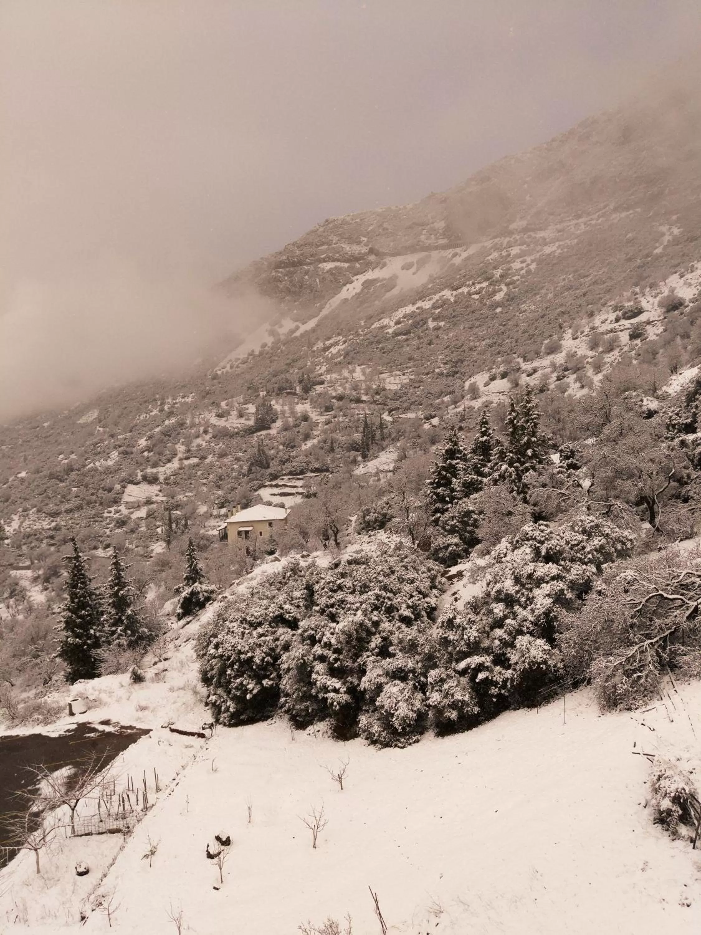 Mountain view in Anemolia Mountain Resort