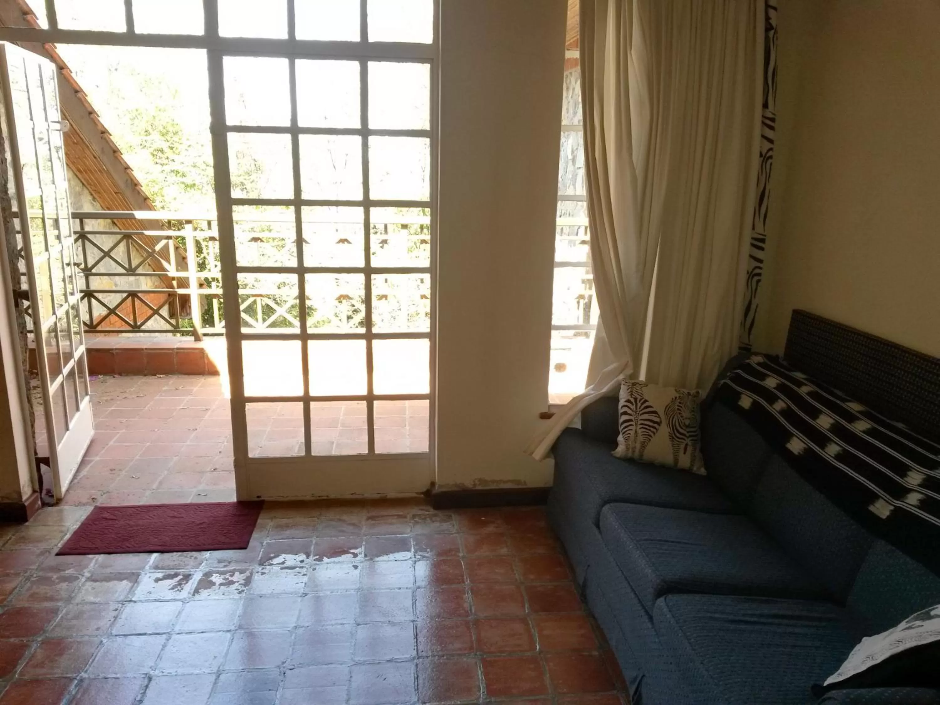 Balcony/Terrace in Mwanzo Lodge