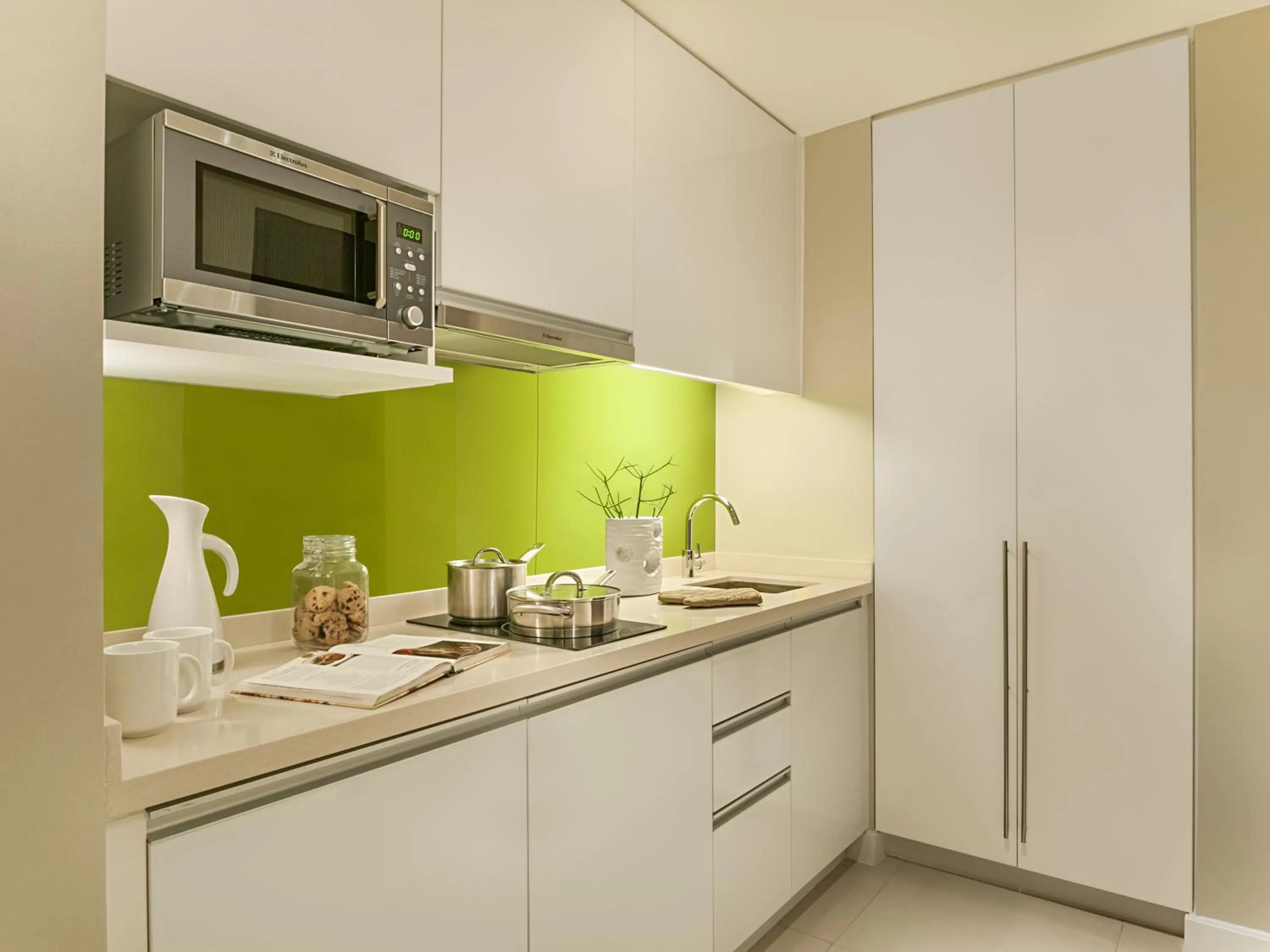 Kitchen or kitchenette in Citadines Salcedo Makati