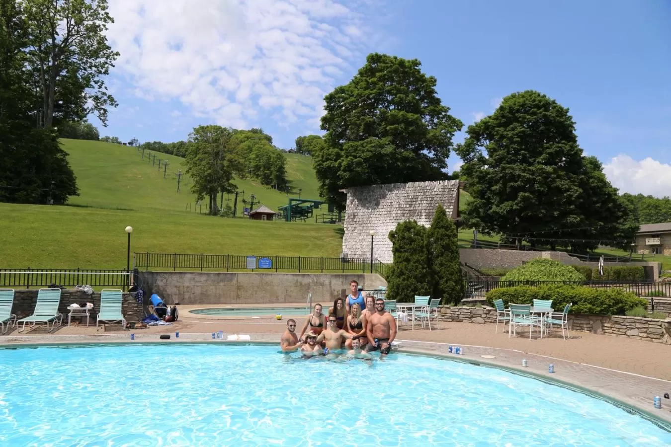 Swimming pool in Boyne Mountain