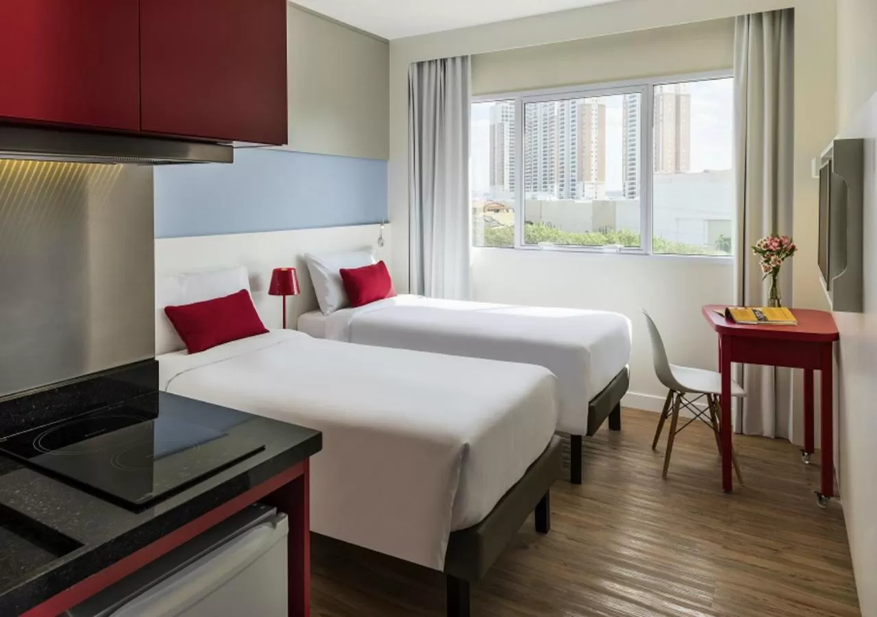 Studio with Twin Beds in Aparthotel Adagio Jundiai Shopping