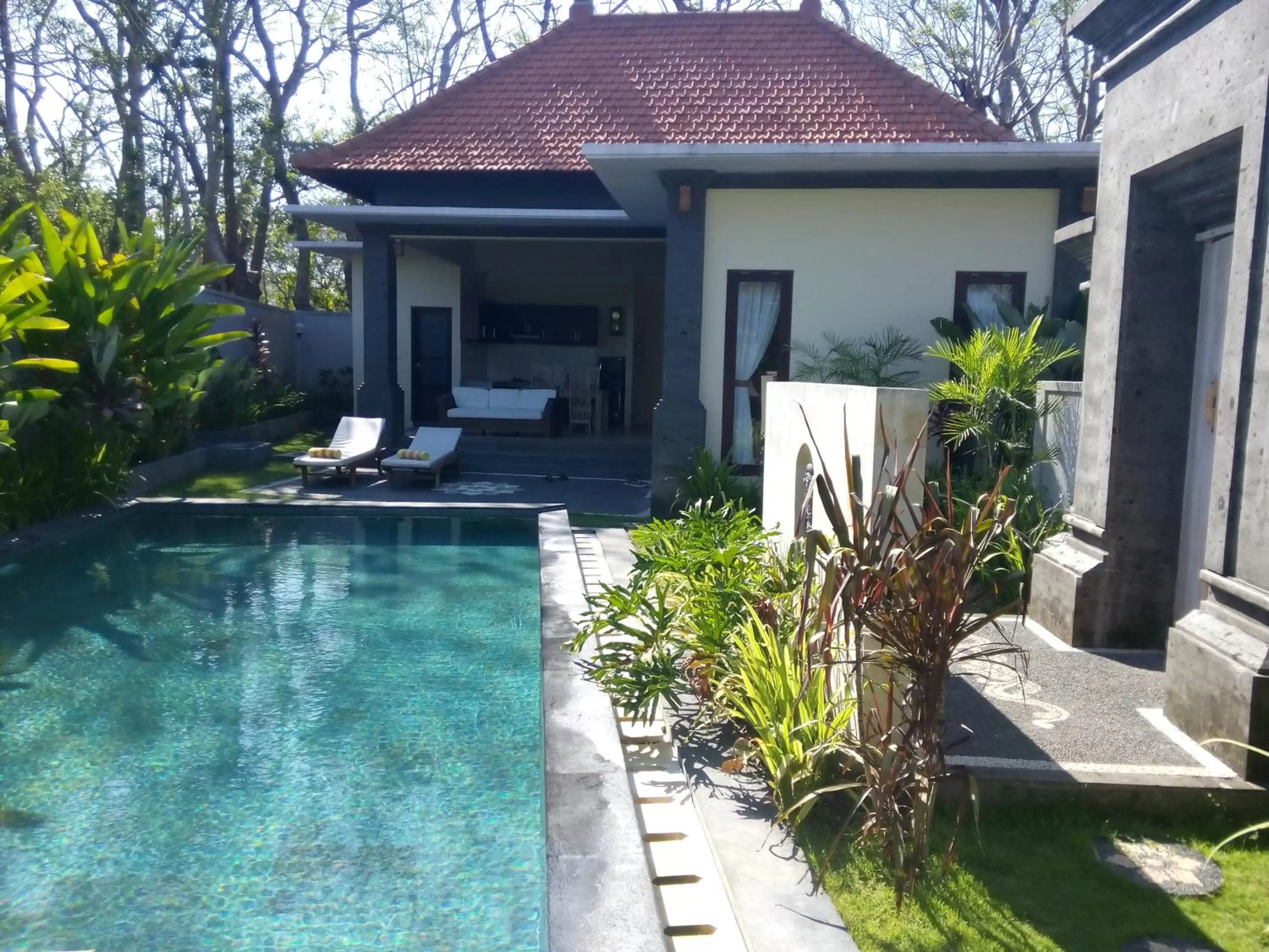 Swimming pool in Avisara Villa & Suite