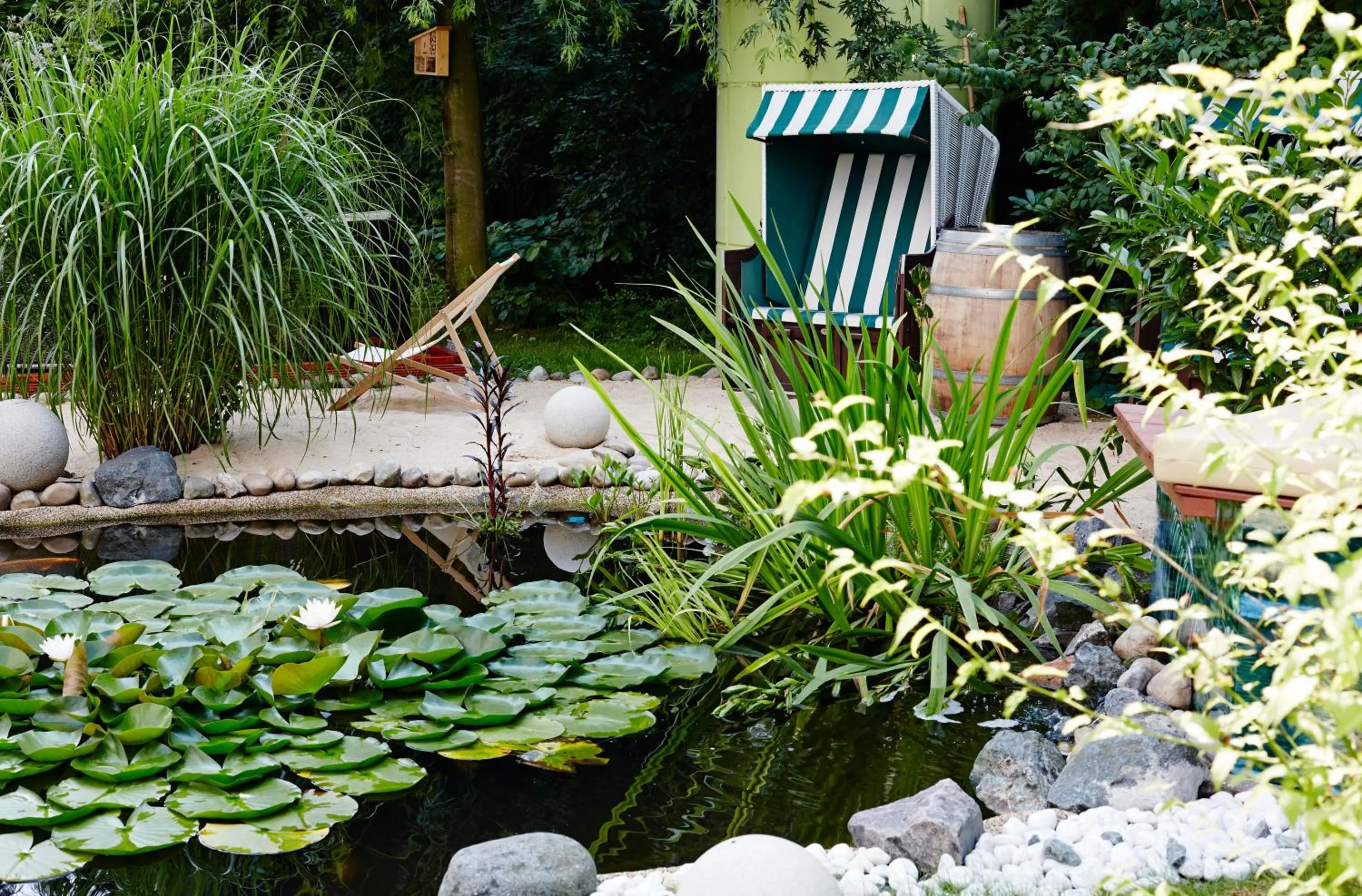 Garden in Best Western Macrander Hotel Frankfurt/Kaiserlei