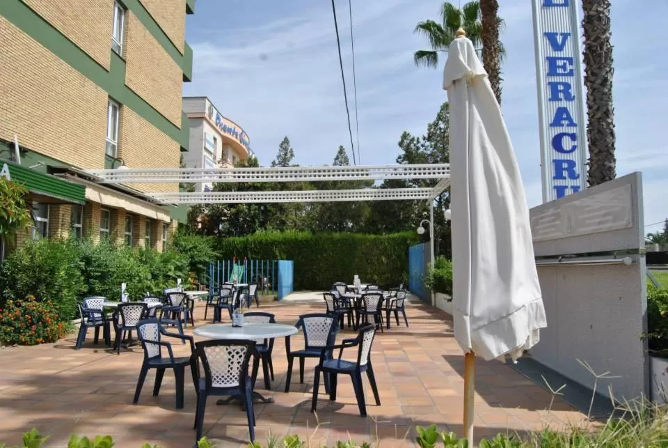 Balcony/Terrace, Restaurant/Places to Eat in Hotel Veracruz