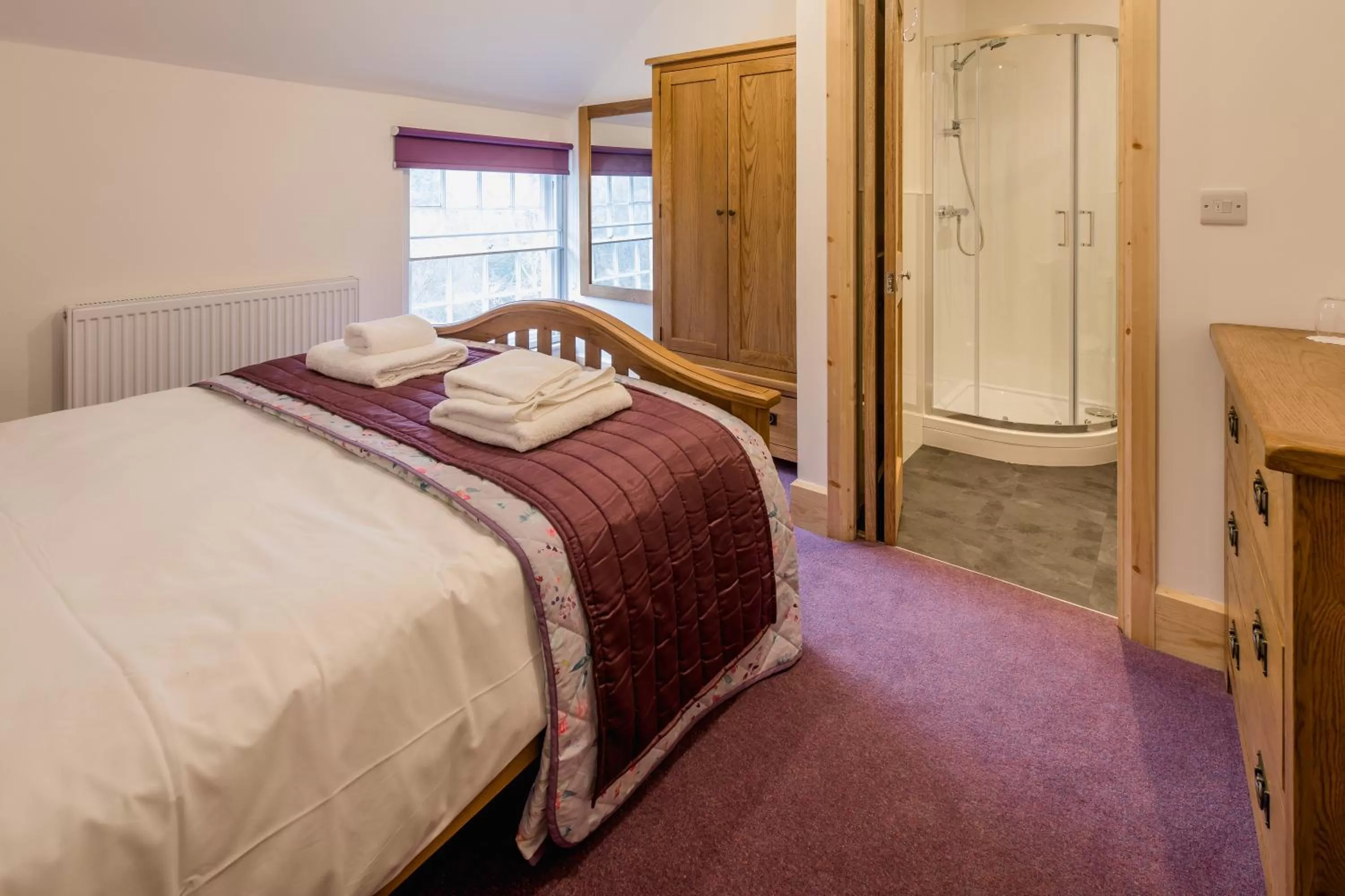 Shower, Bed in Penbont House