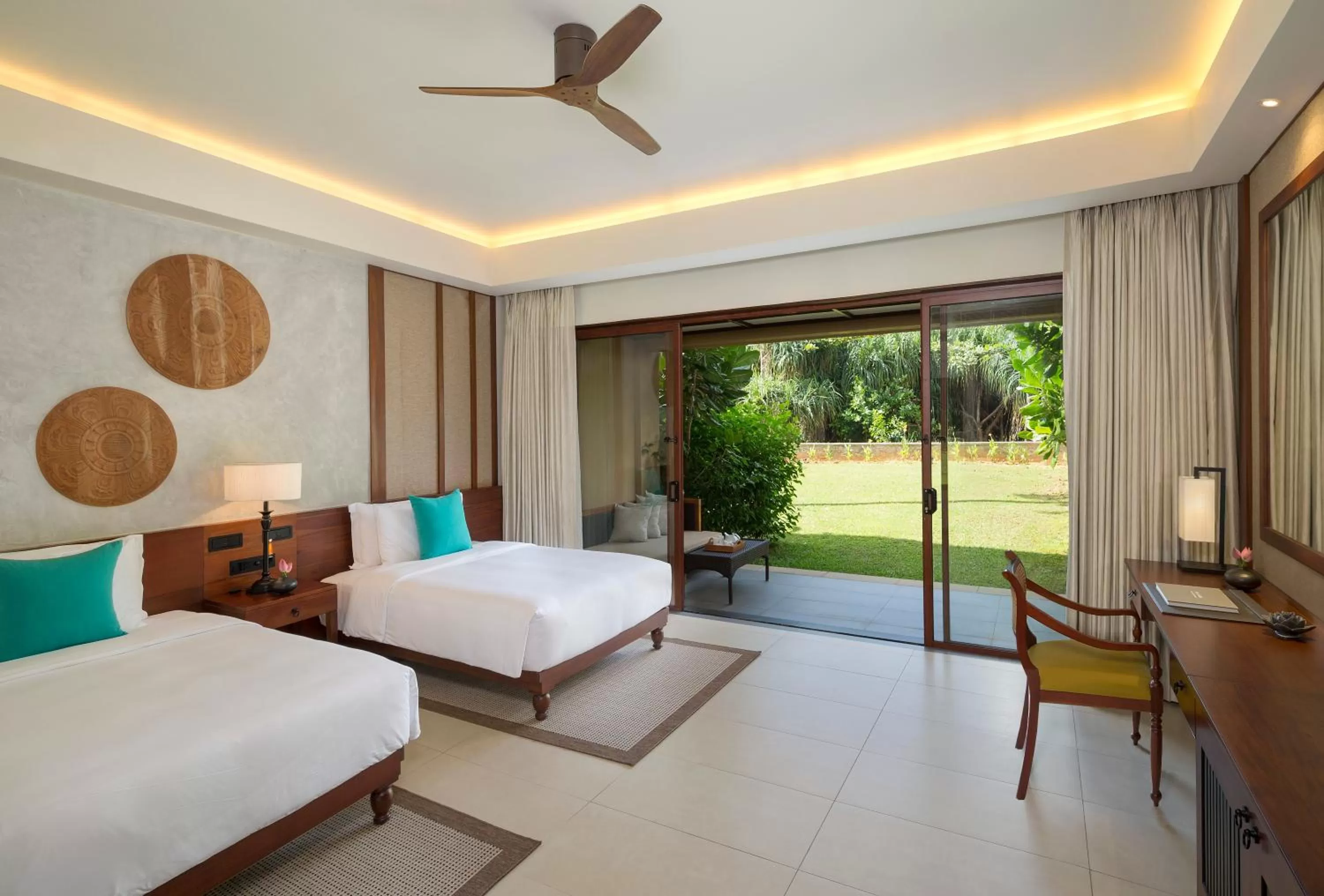 Patio, Bed in Anantara Kalutara Resort