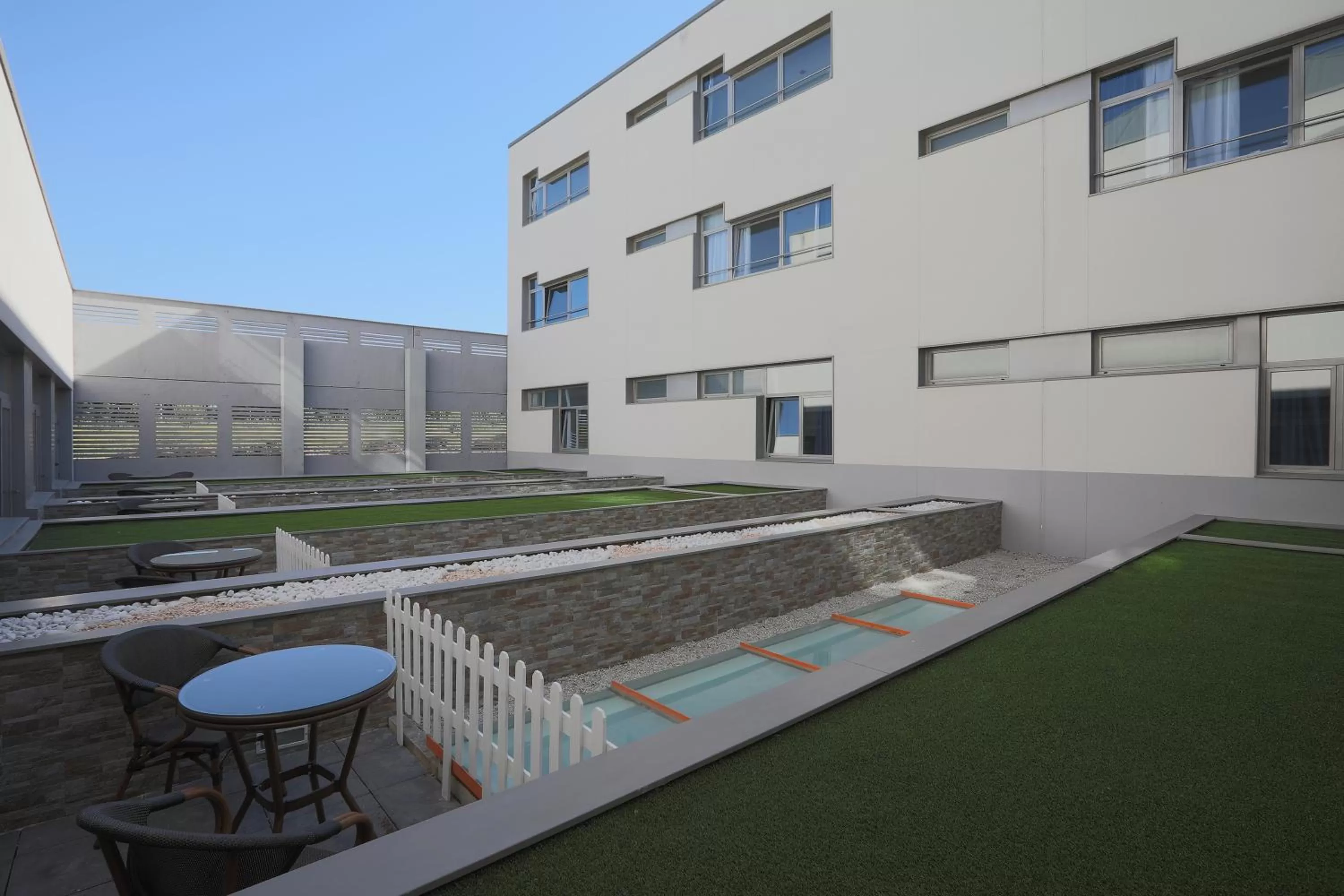 Patio in Hotel Villa Odon