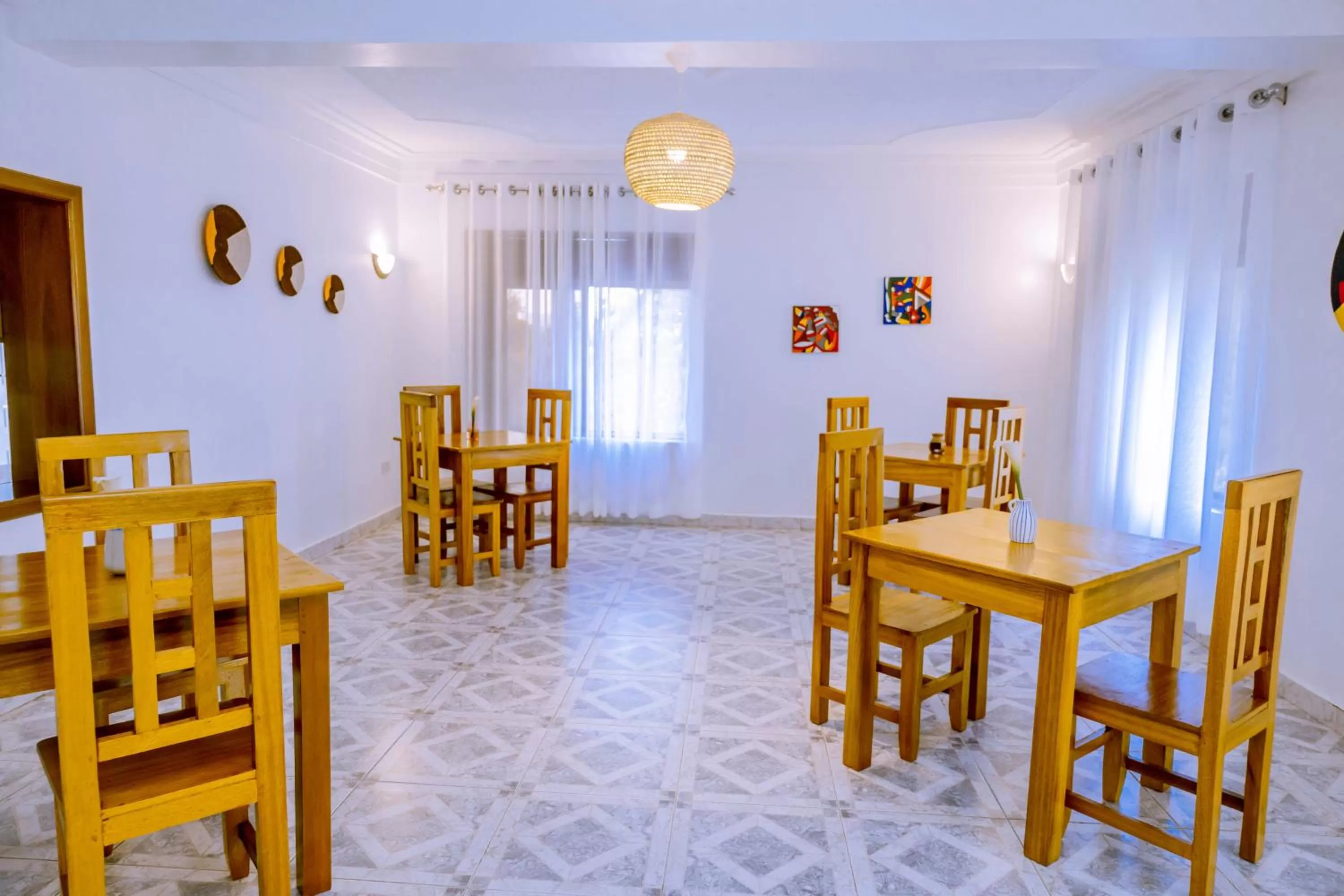 Dining area in Nature Kigali