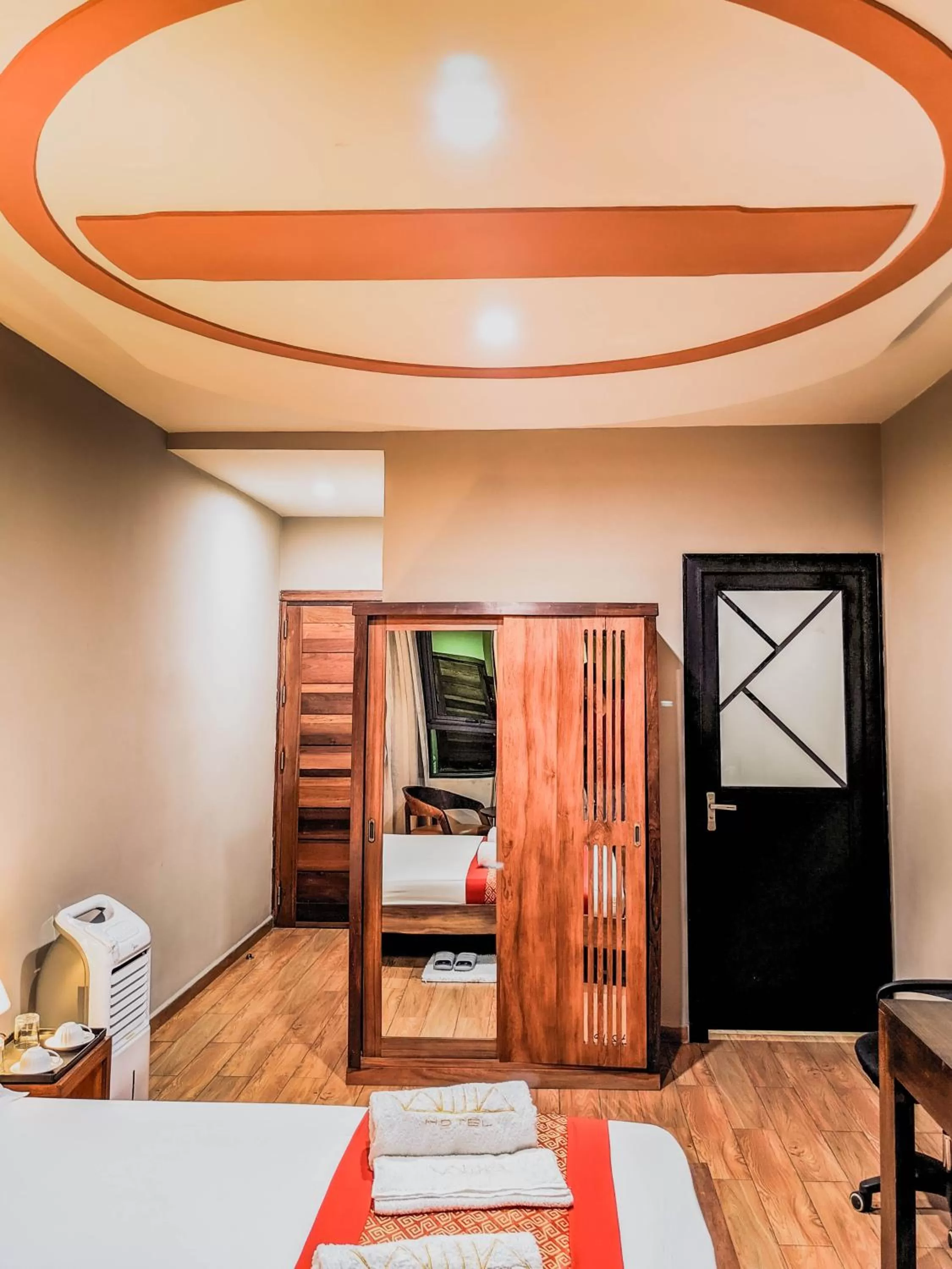 Bed in Valiha Hotel Antananarivo