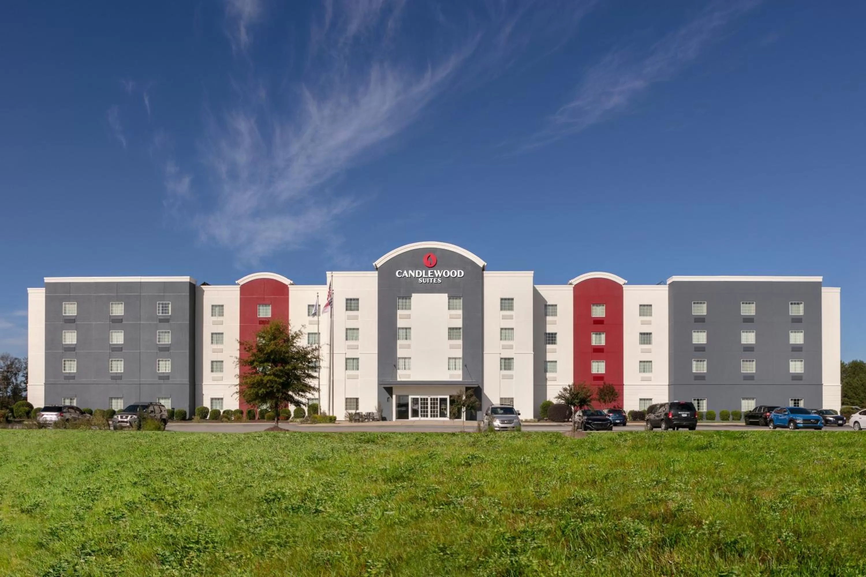 Property building in Candlewood Suites Fayetteville Fort Bragg by IHG