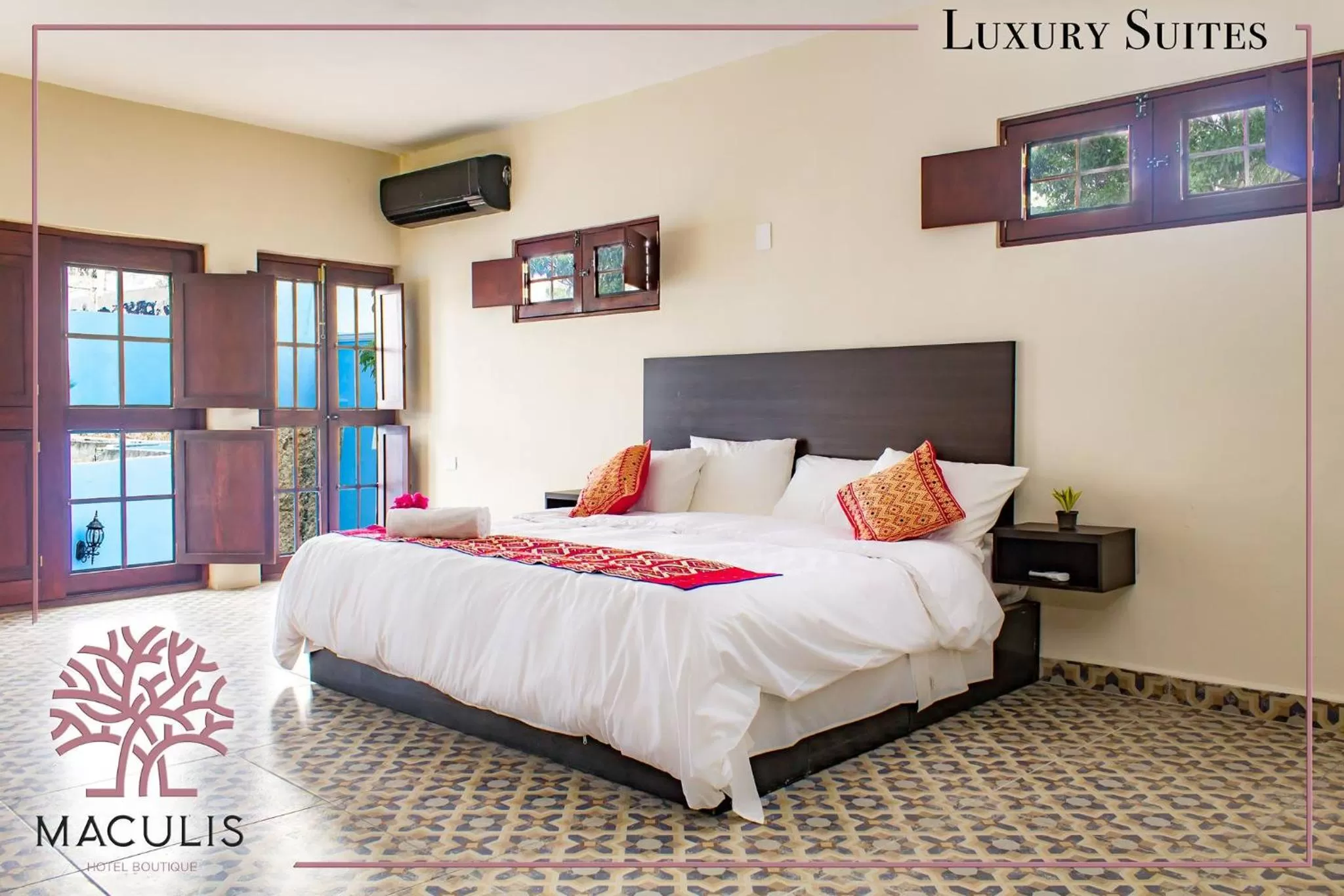 Bed in Hotel Maculís