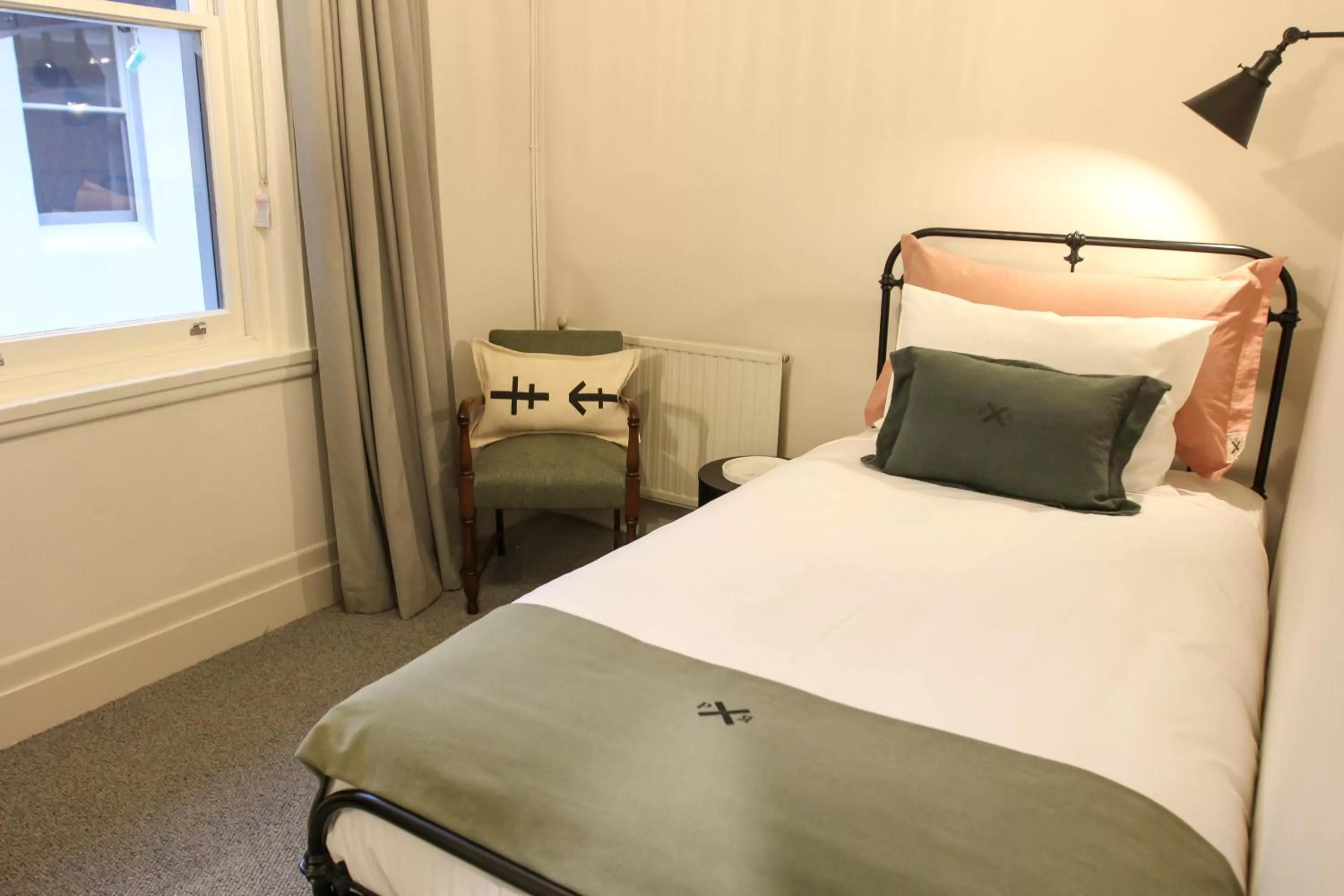 Bed in Alpine Hotel, Eat Drink Sleep