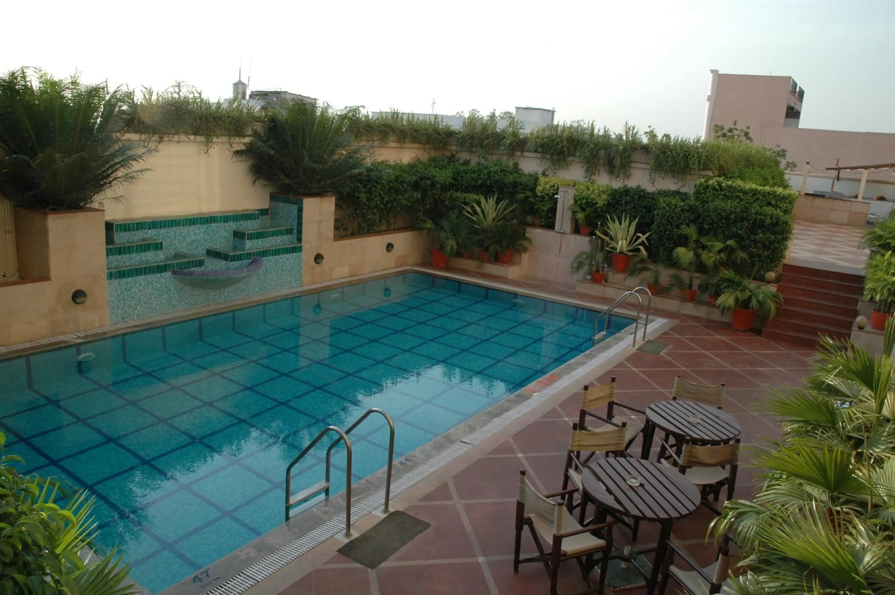 Swimming pool in Radisson Hotel Varanasi