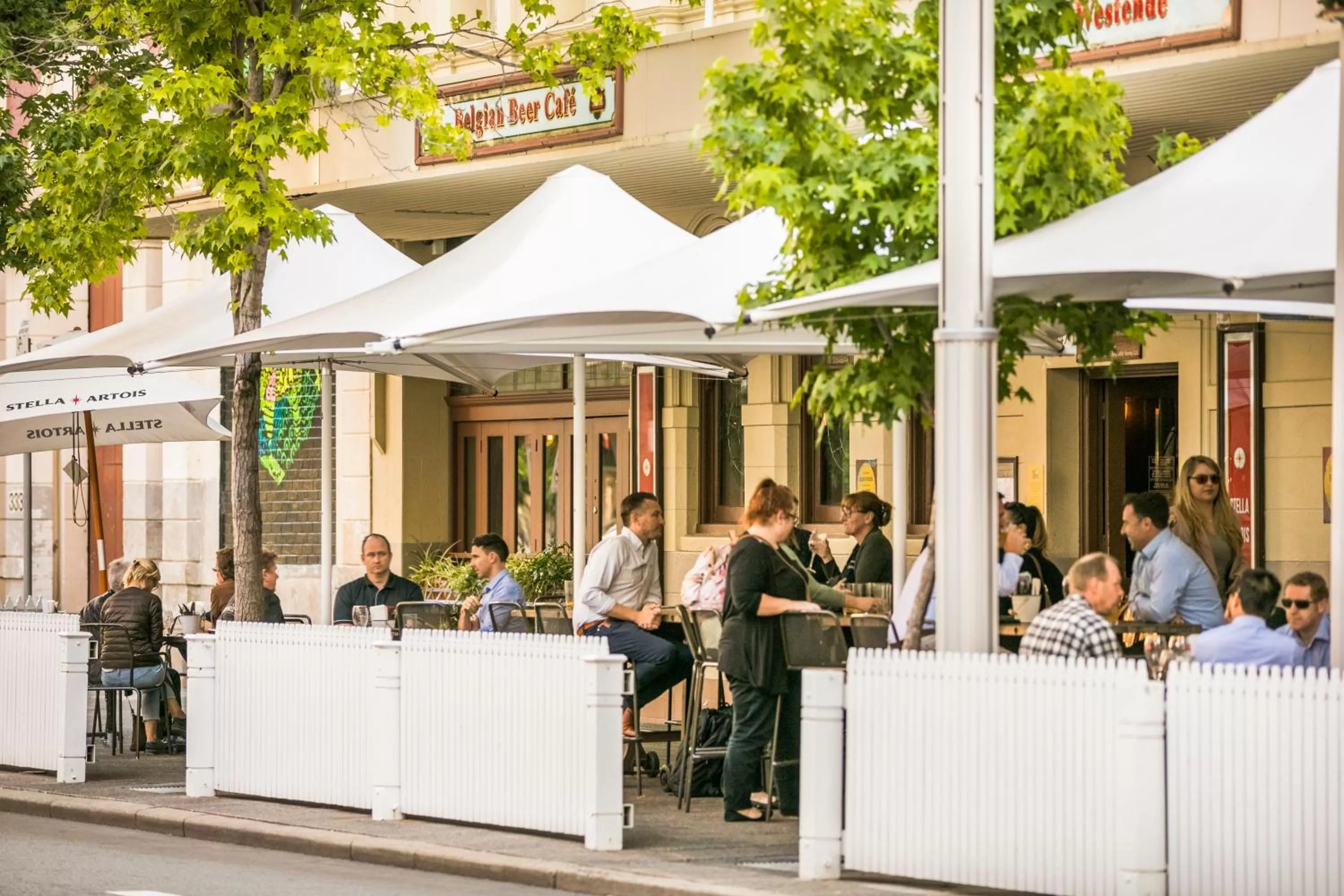 Day in Nightcap at Belgian Beer Cafe