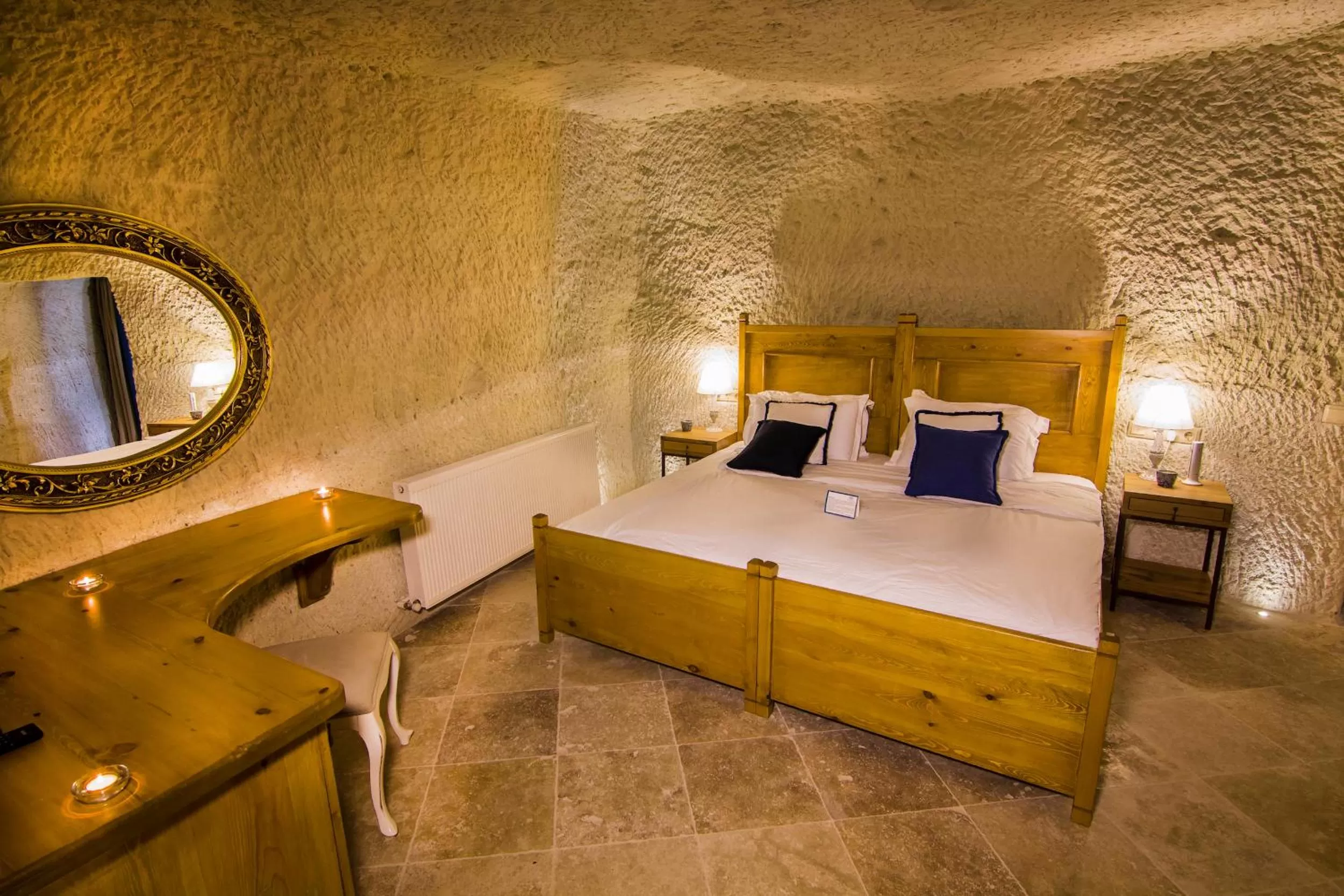 Bed in Azure Cave Suites - Cappadocia