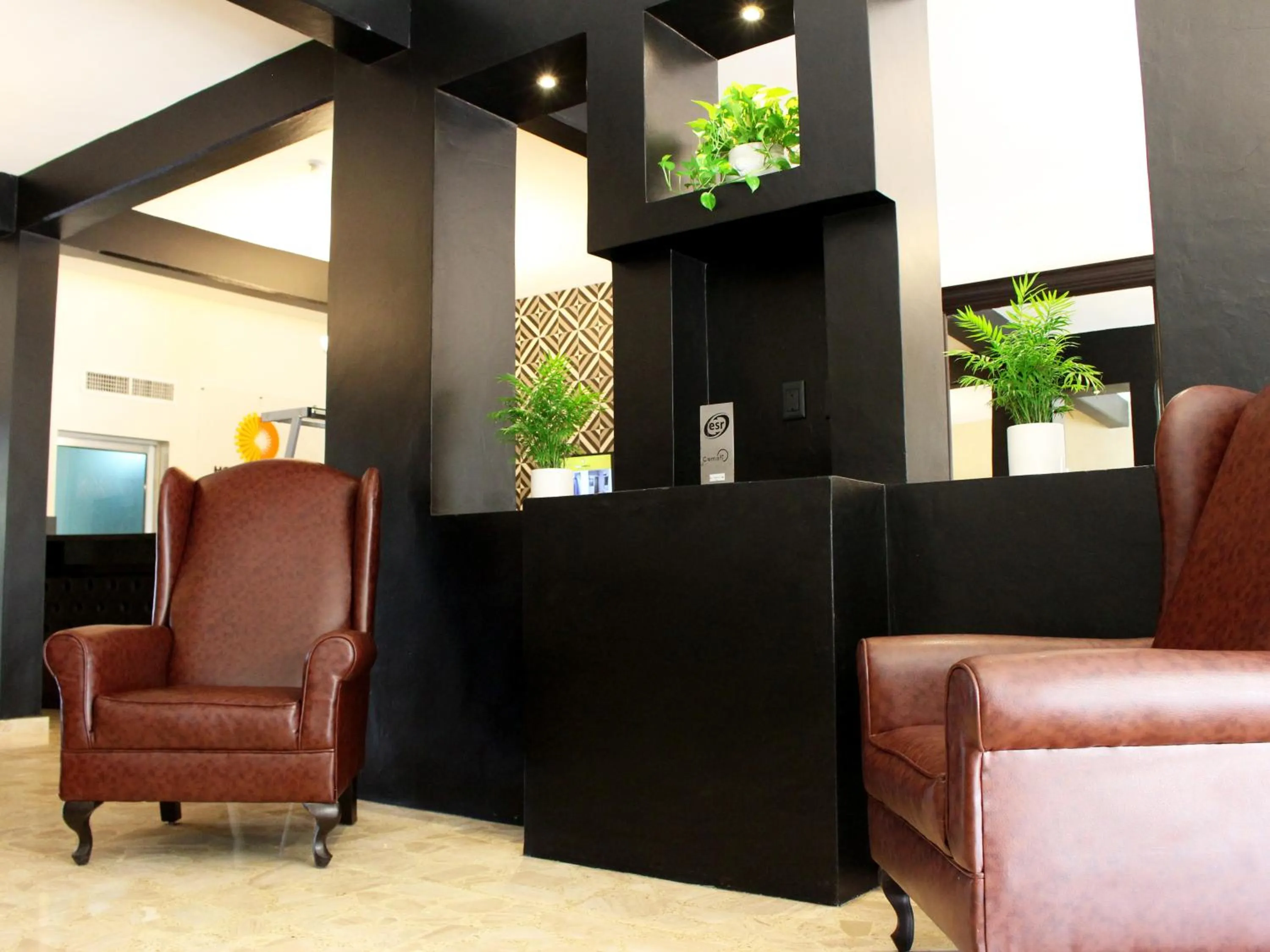 Lobby or reception in Hotel America Palacio