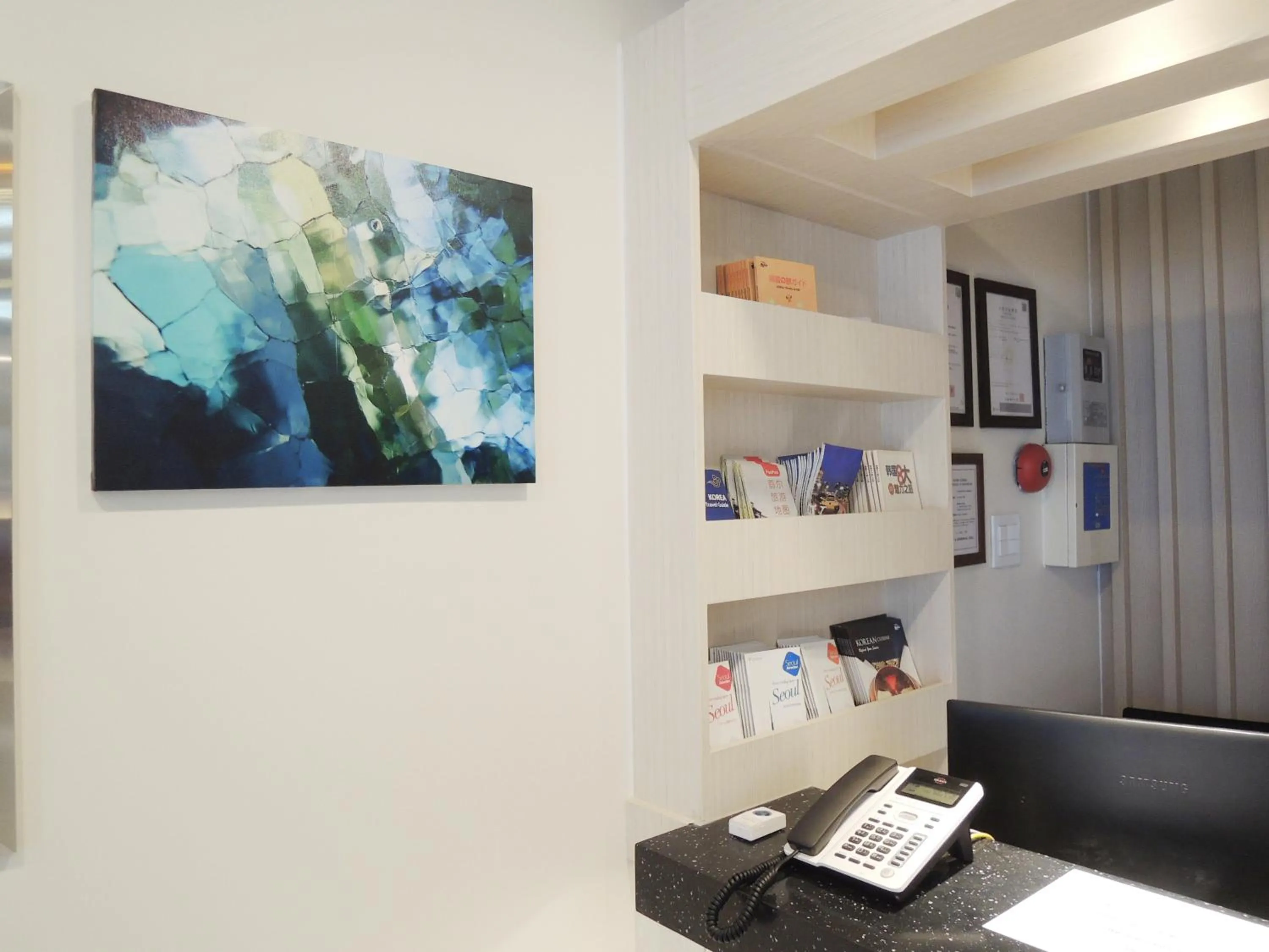 Lobby or reception in K-Grand Hostel Gangnam1