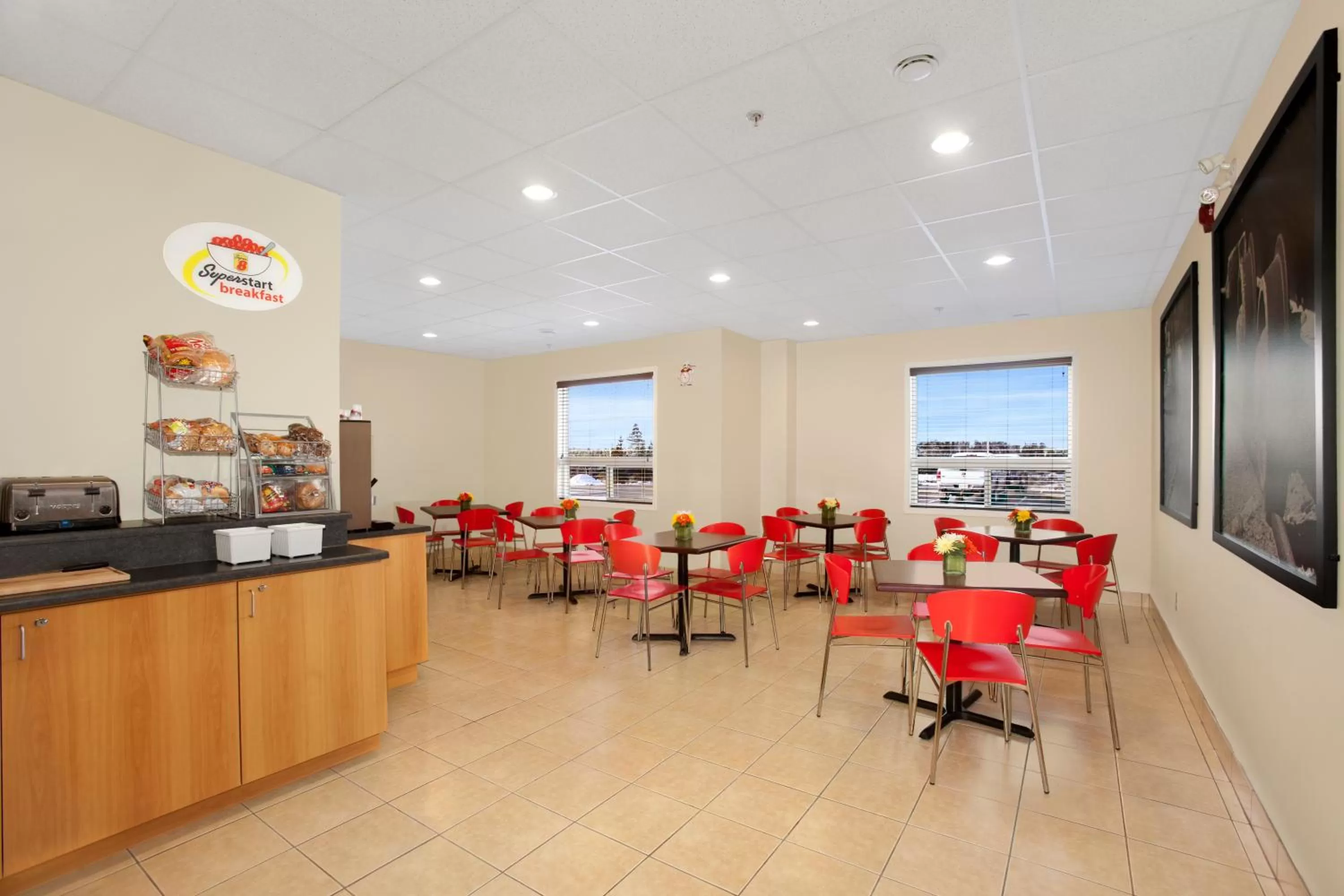 Continental breakfast in Super 8 by Wyndham Red Lake ON