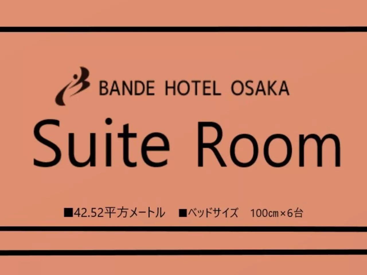 Photo of the whole room in Bande Hotel Osaka