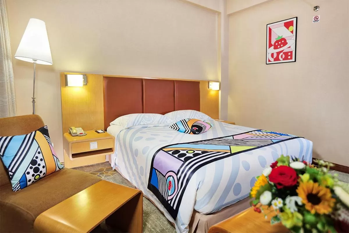 Bed in Beijing XinQiao Hotel