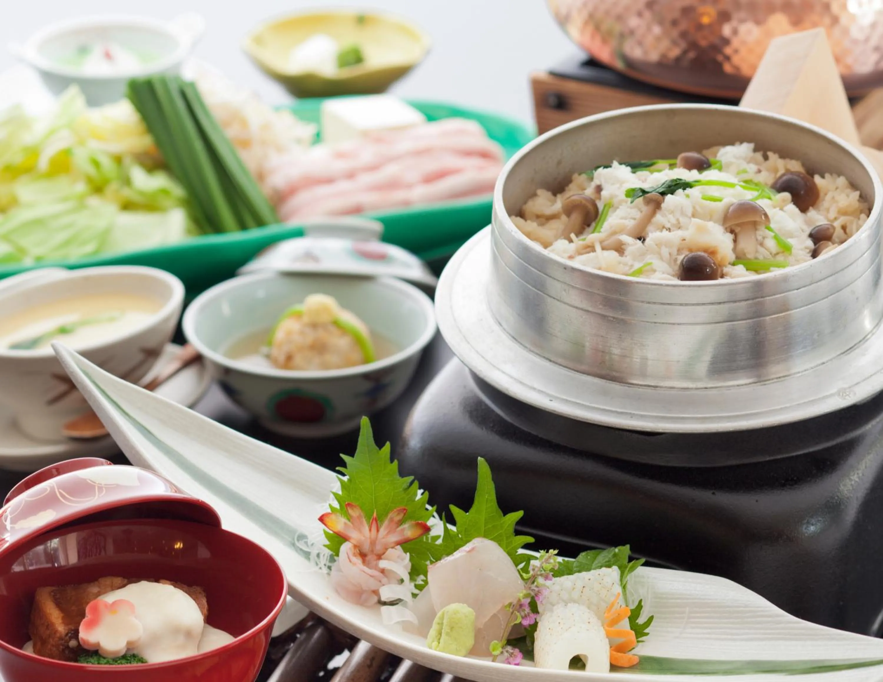 Food close-up in Ogoto Onsen Yunoyado Komolebi