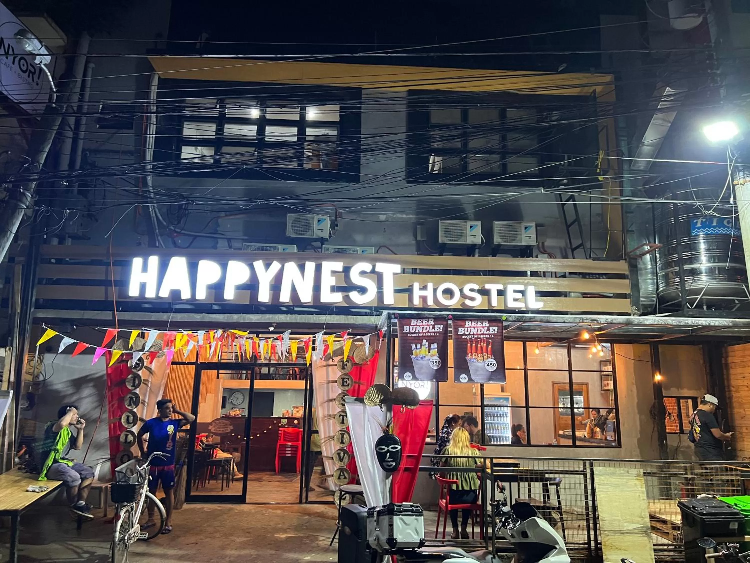 Property building in HappyNest Hostel Cebu