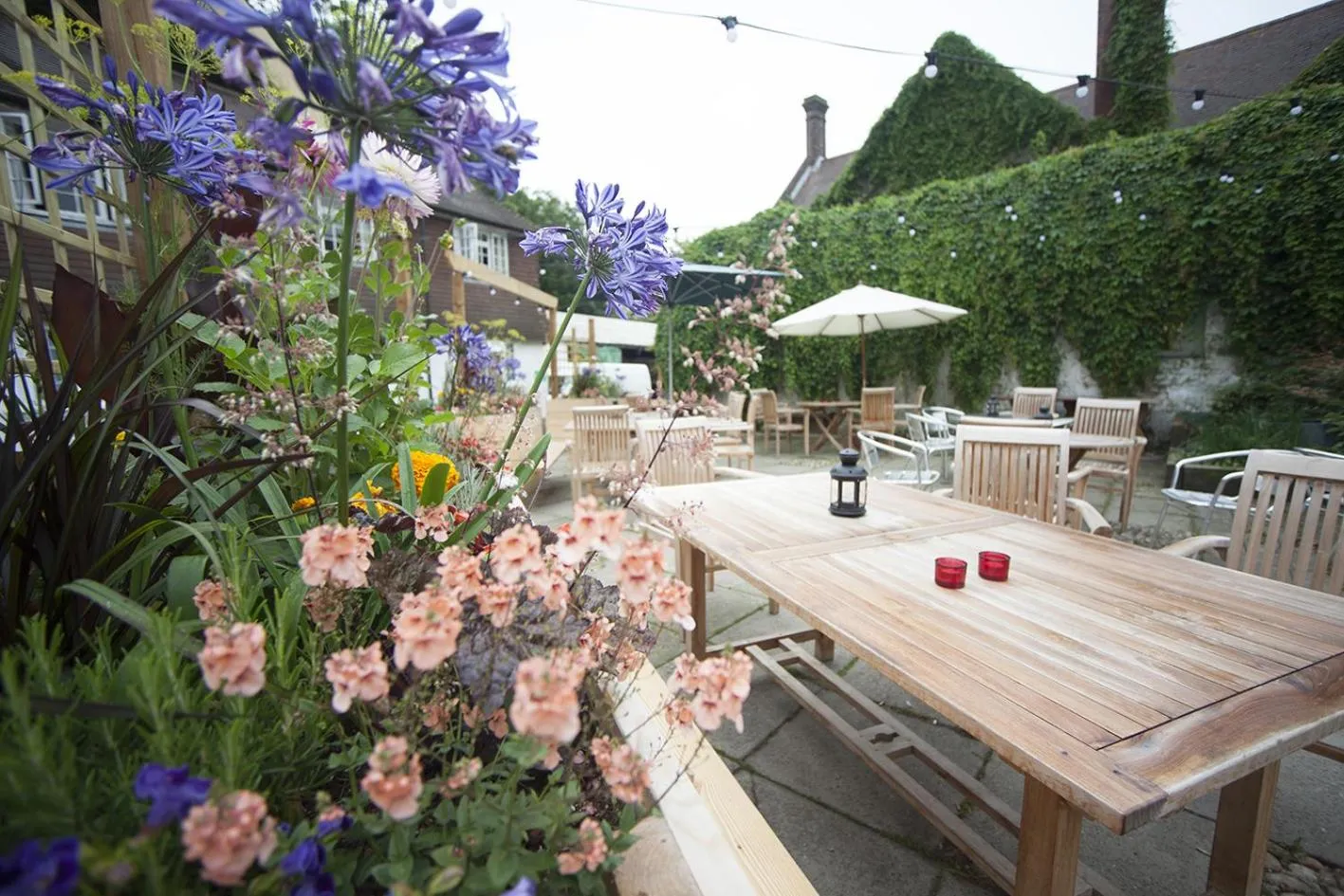 Patio in Norfolk Arms Hotel