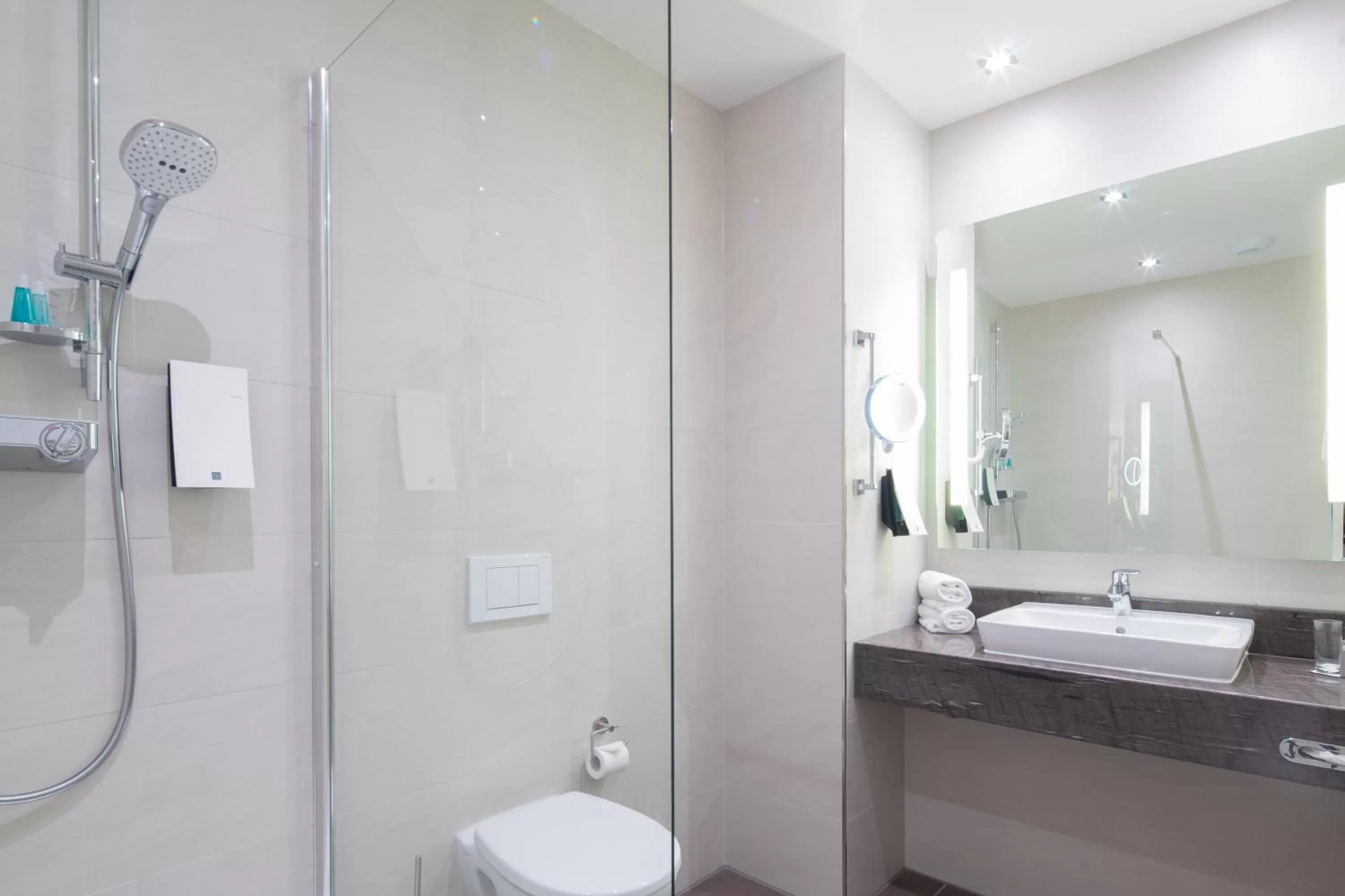 Bathroom in Best Western Hotel Dreiländerbrücke Weil am Rhein / Basel