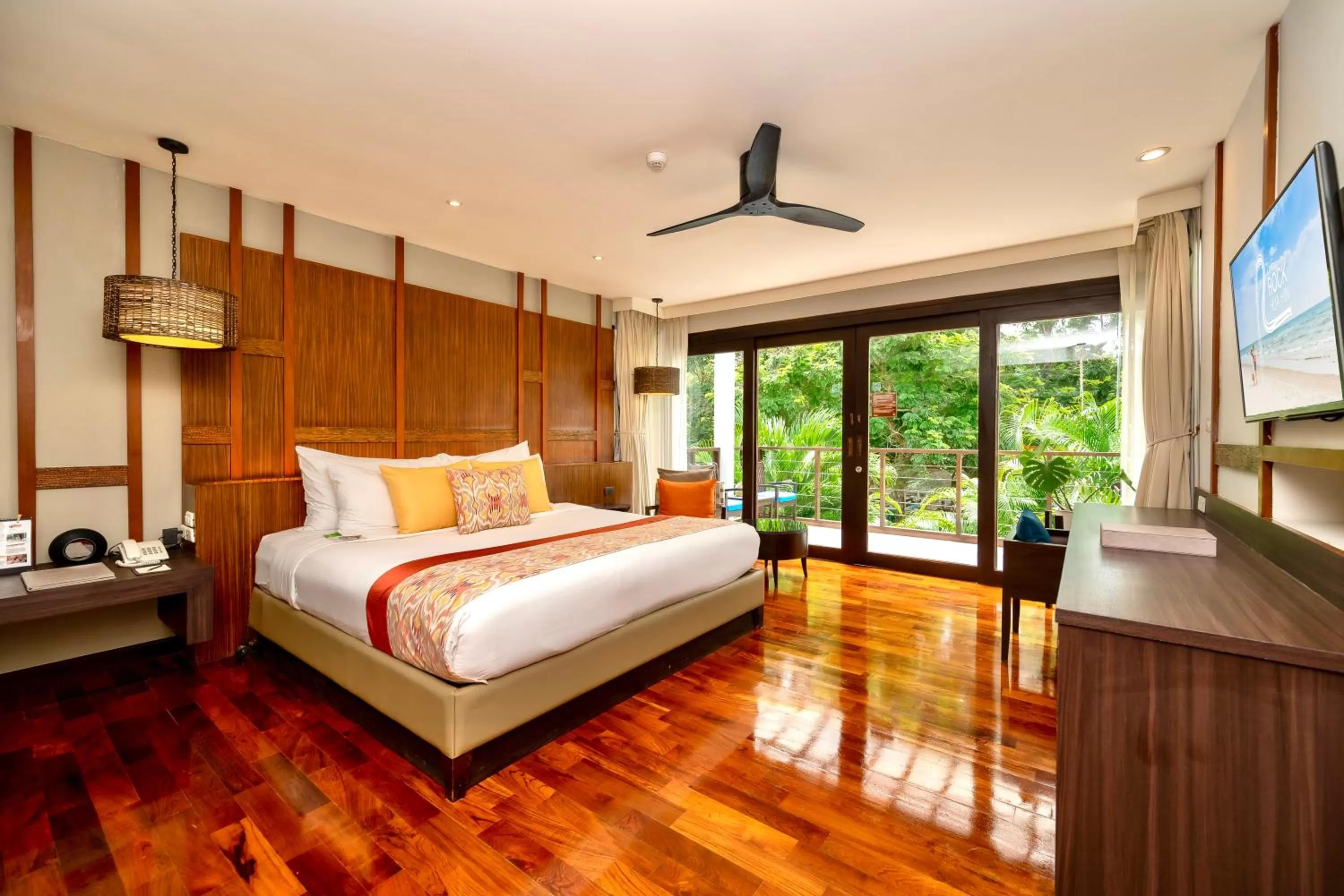 Photo of the whole room, Bed in The Rock Hua Hin Beachfront Spa Resort