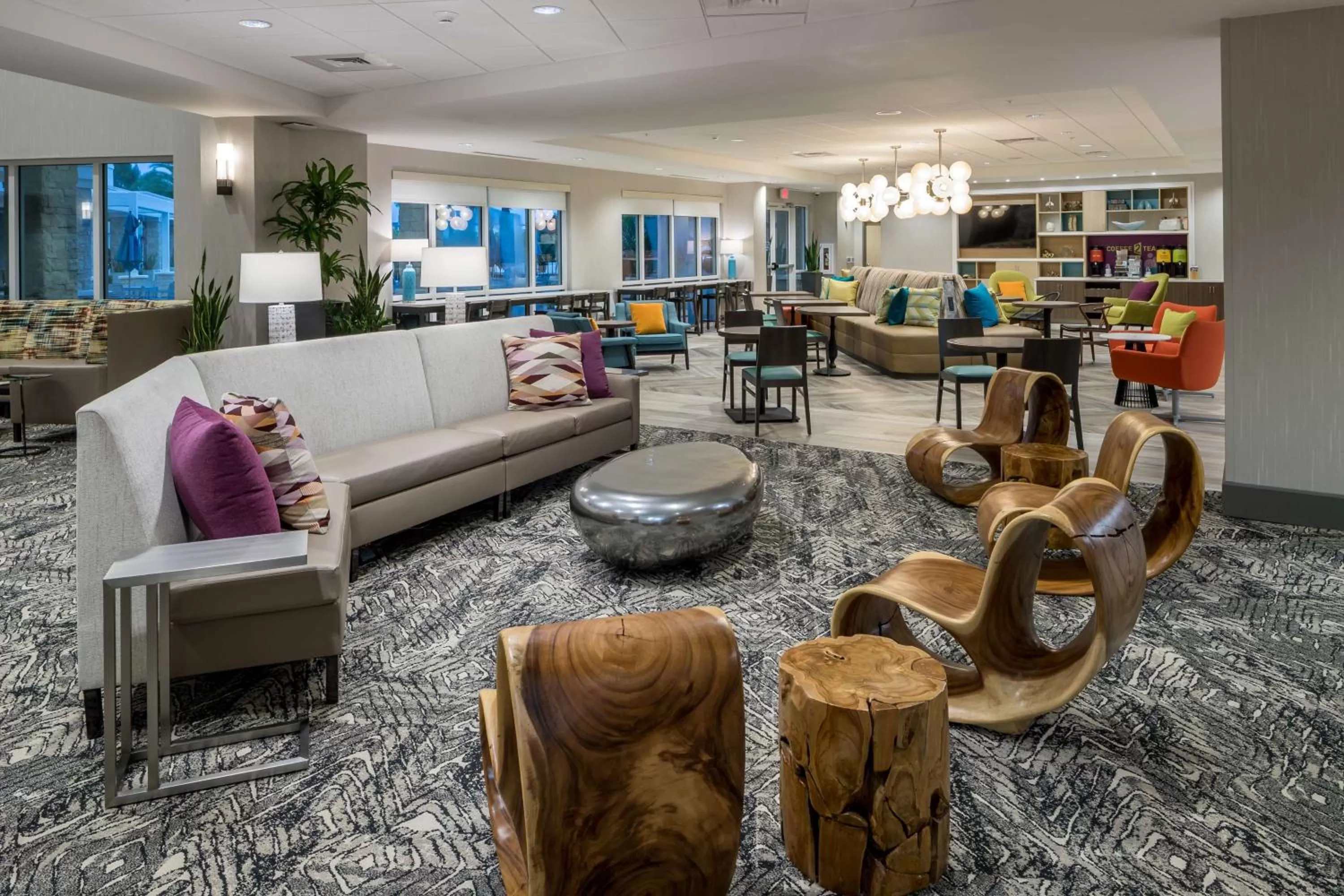 Lobby or reception in Home2 Suites By Hilton Cape Canaveral Cruise Port