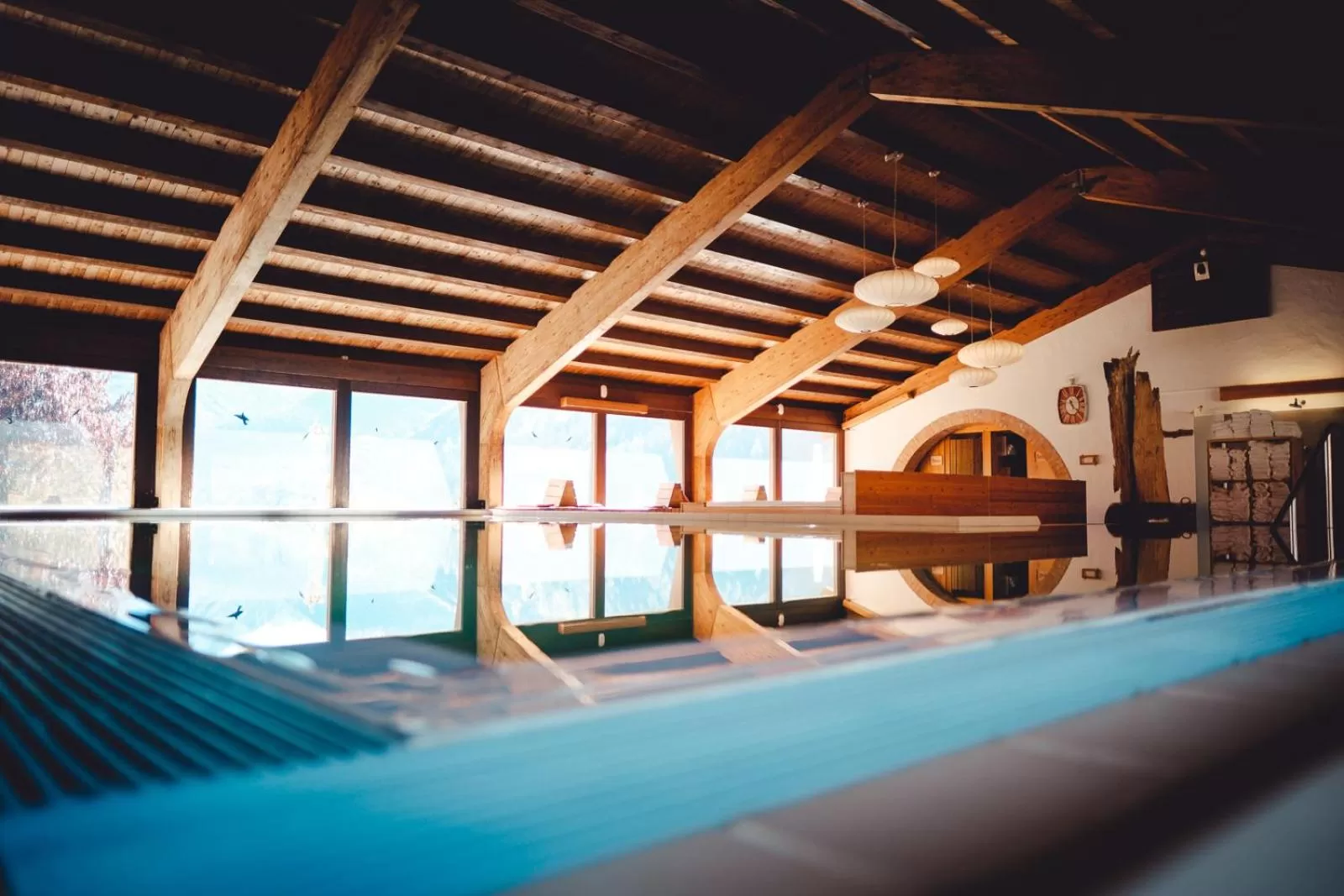 Swimming pool in Berghotel Rehlegg