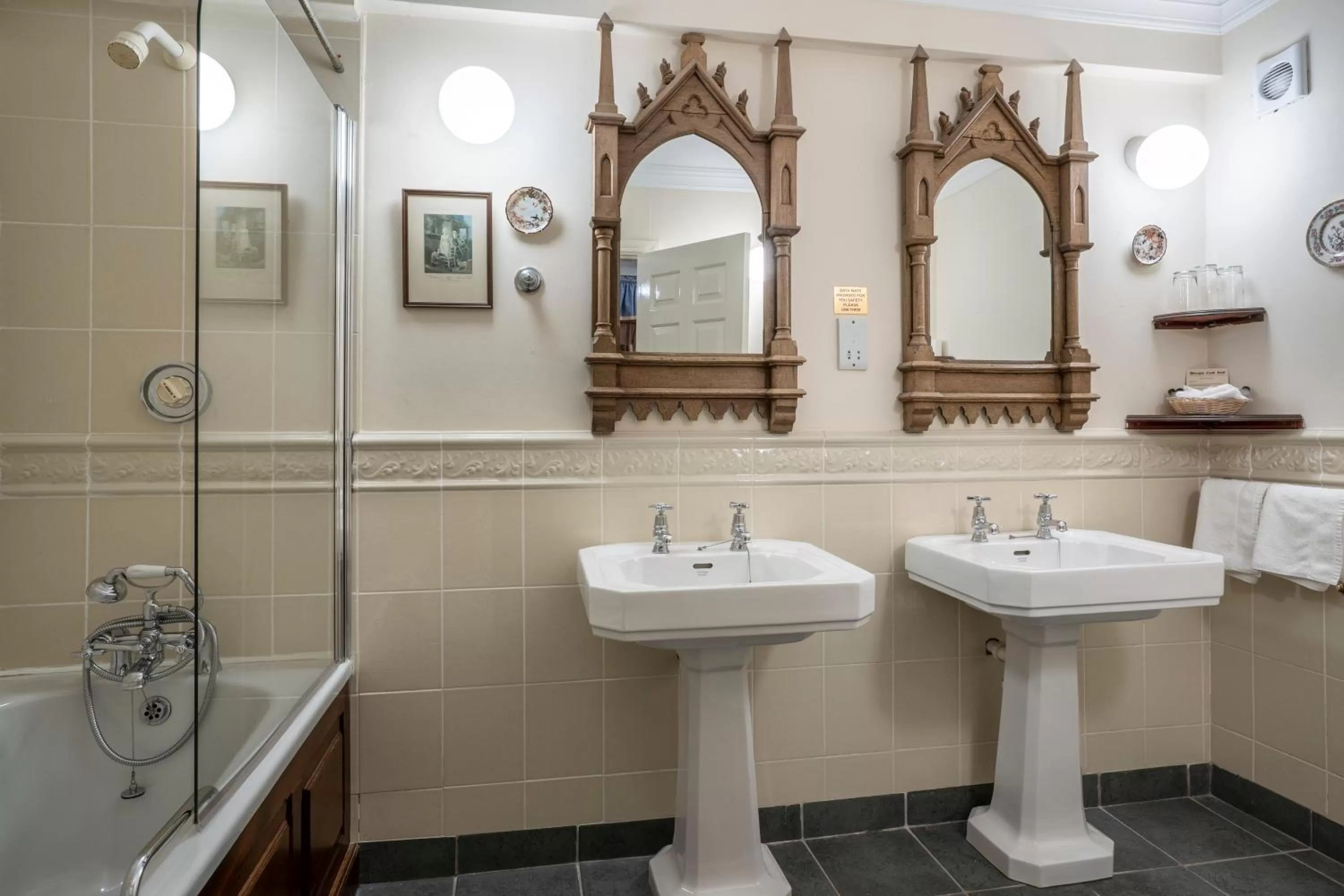 Bathroom in Abbeyglen Castle Hotel
