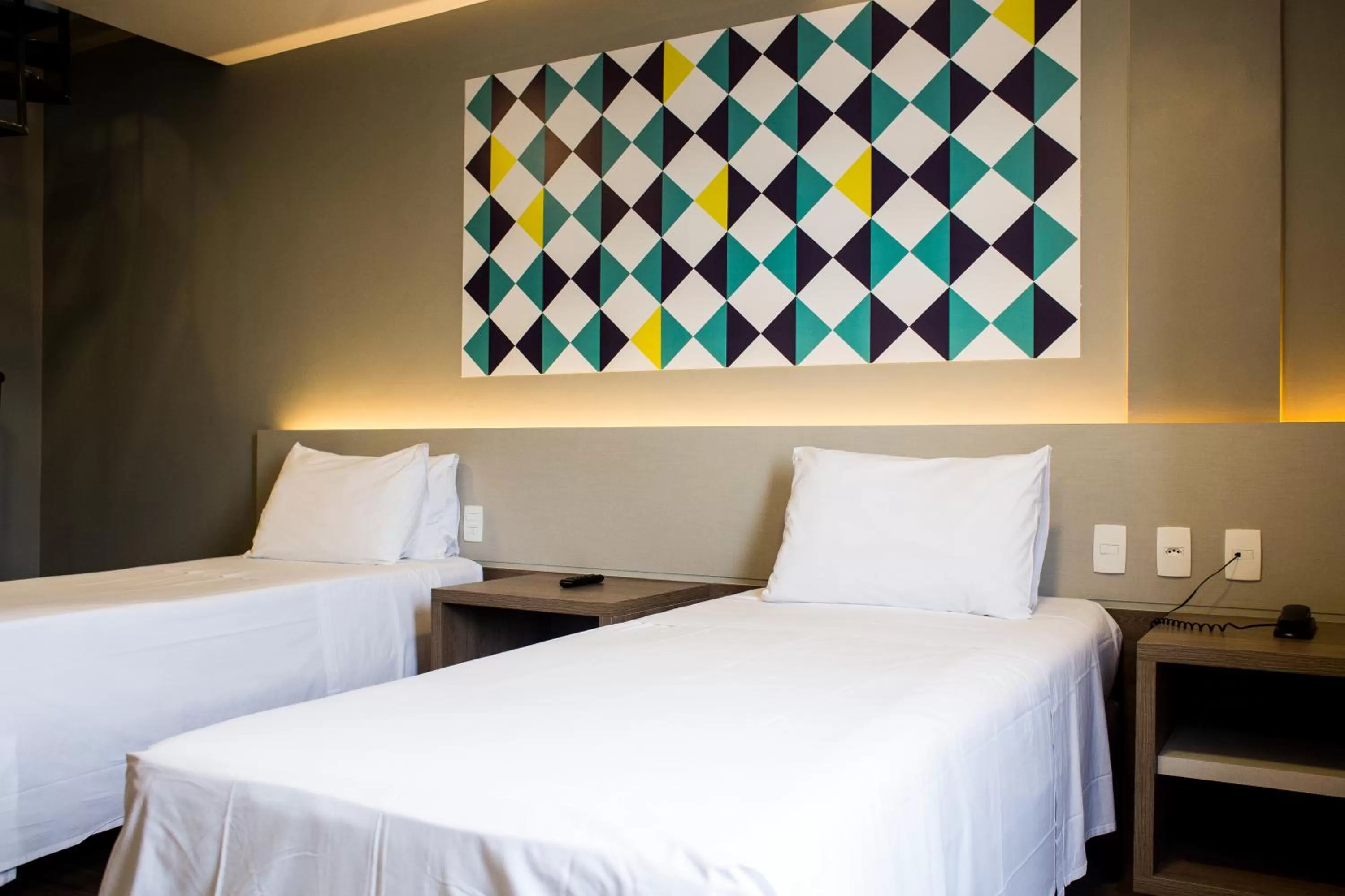 Bedroom, Bed in Master Express Cidade Baixa - Próximo ao Araujo Viana, UFRGS e Santa Casa