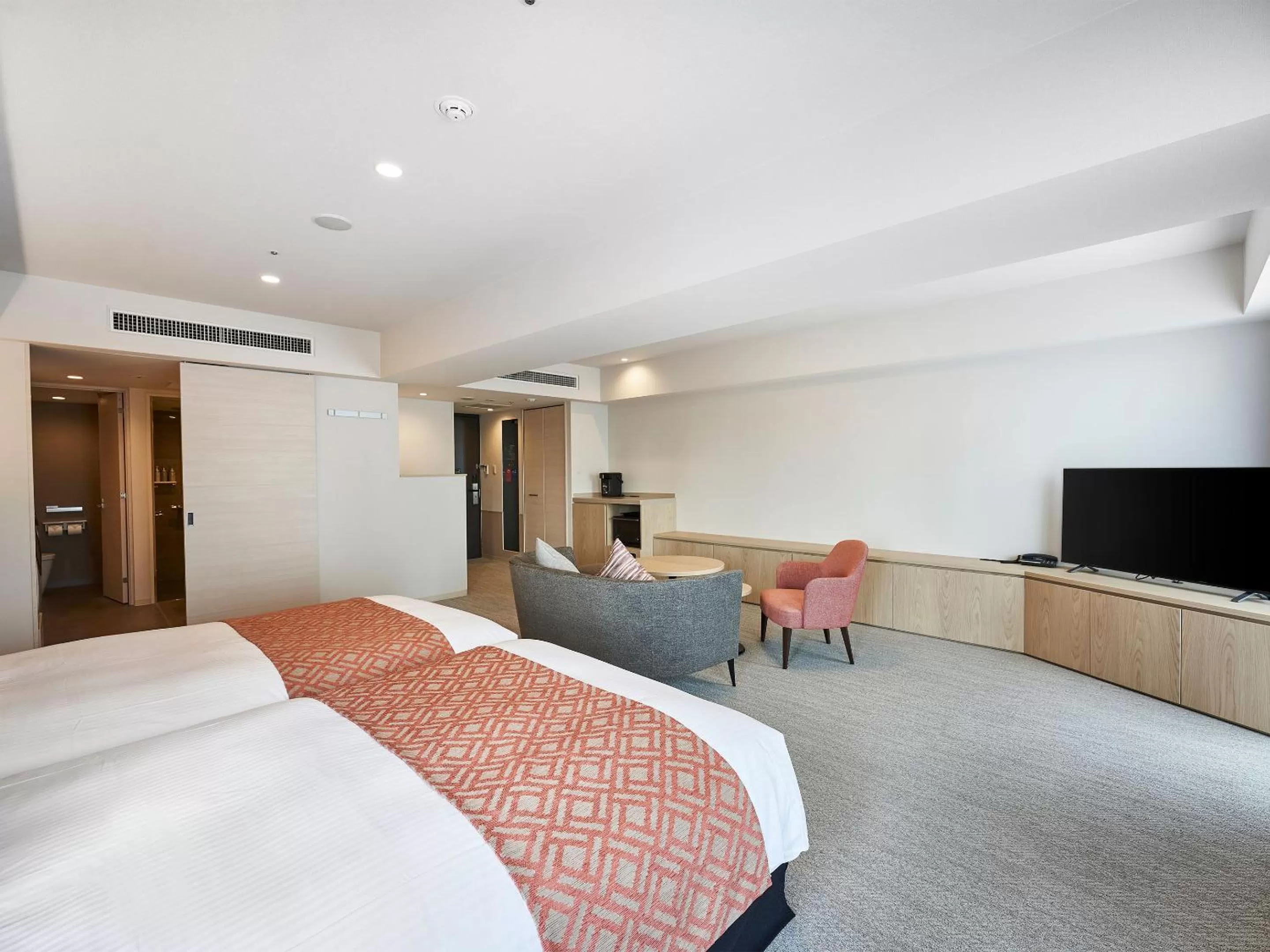 Bed in DEL style Osaka-Shinsaibashi by Daiwa Roynet Hotel