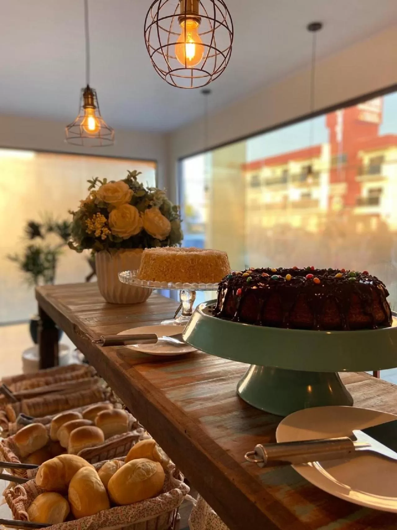 Buffet breakfast in Pousada Caminho Dos Sonhos