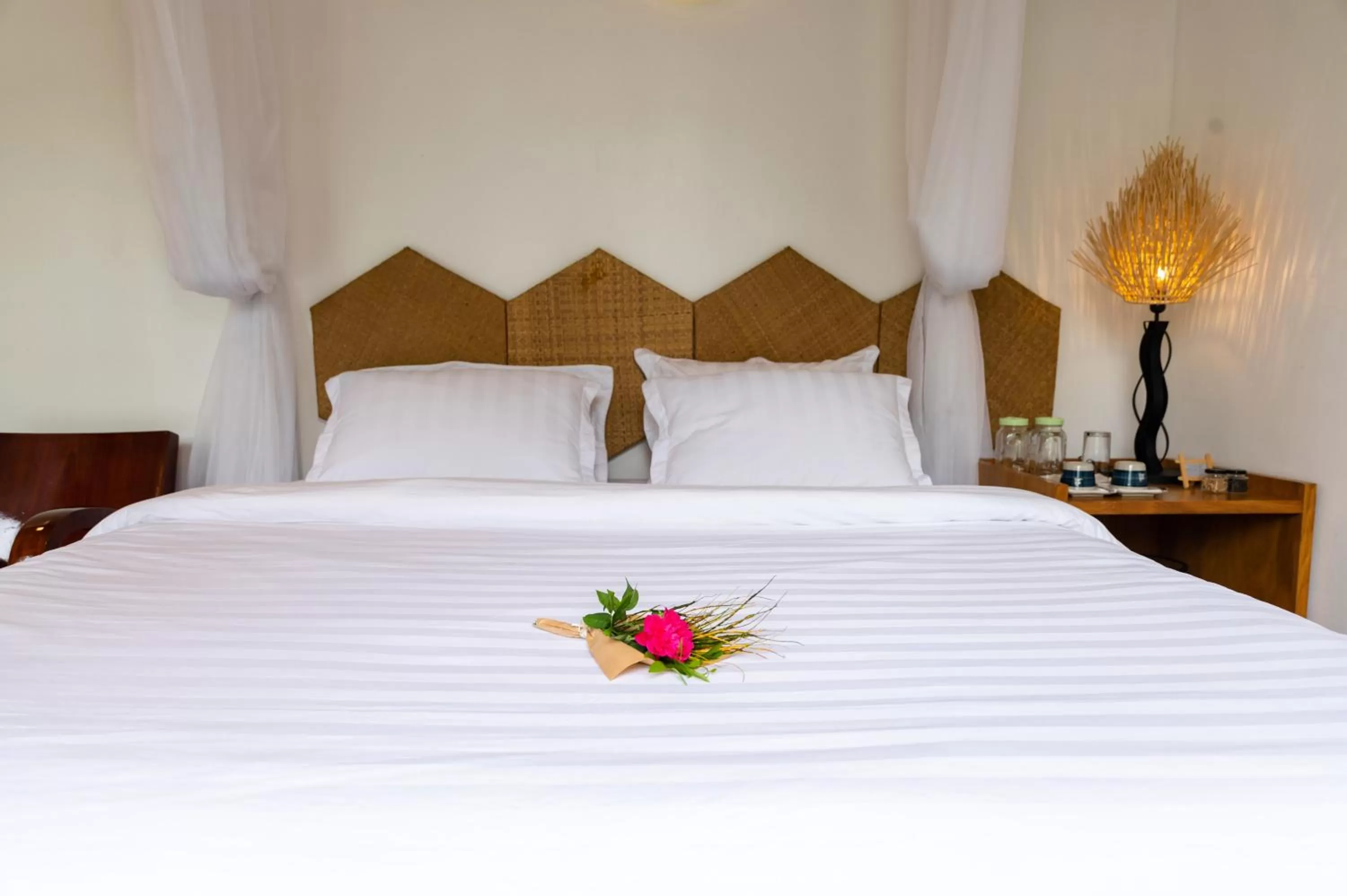 Bed in Binh Minh Eco Lodge
