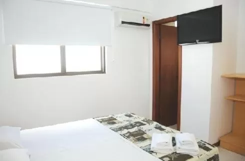 Bed in Fragata Apart Hotel