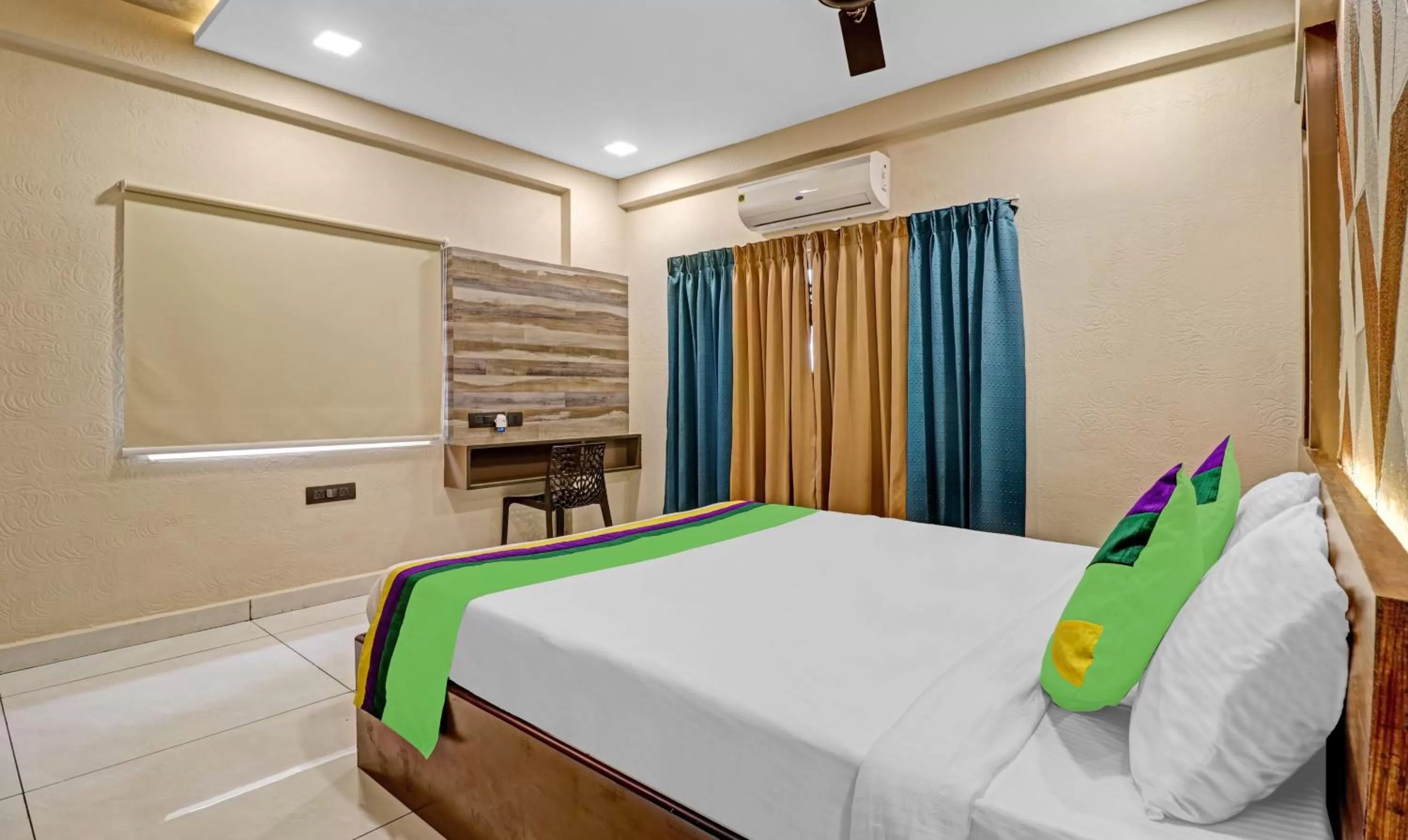 Bedroom, Bed in Treebo Seabreeze Comforts