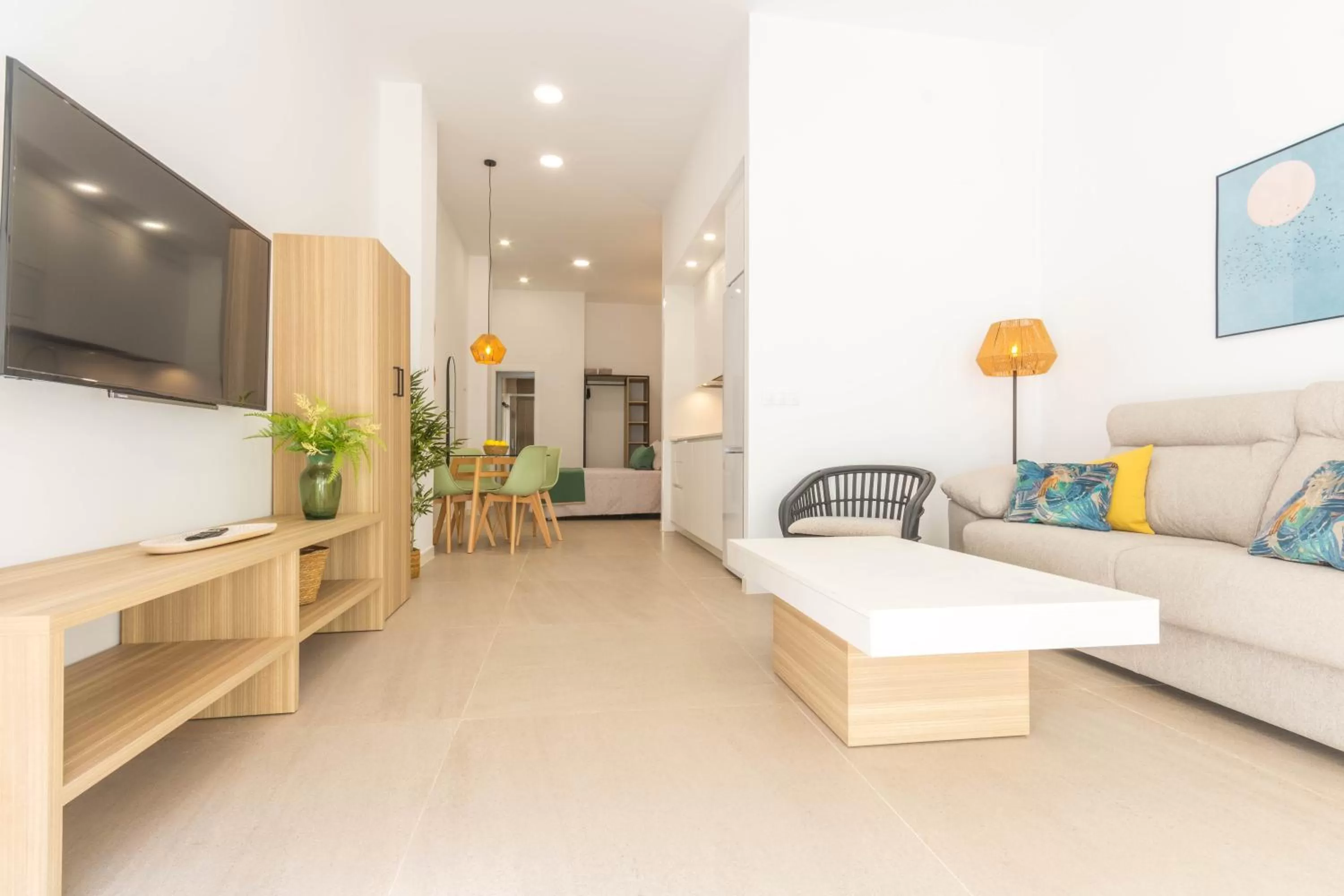 TV and multimedia, Seating Area in Apartamentos Alnatur