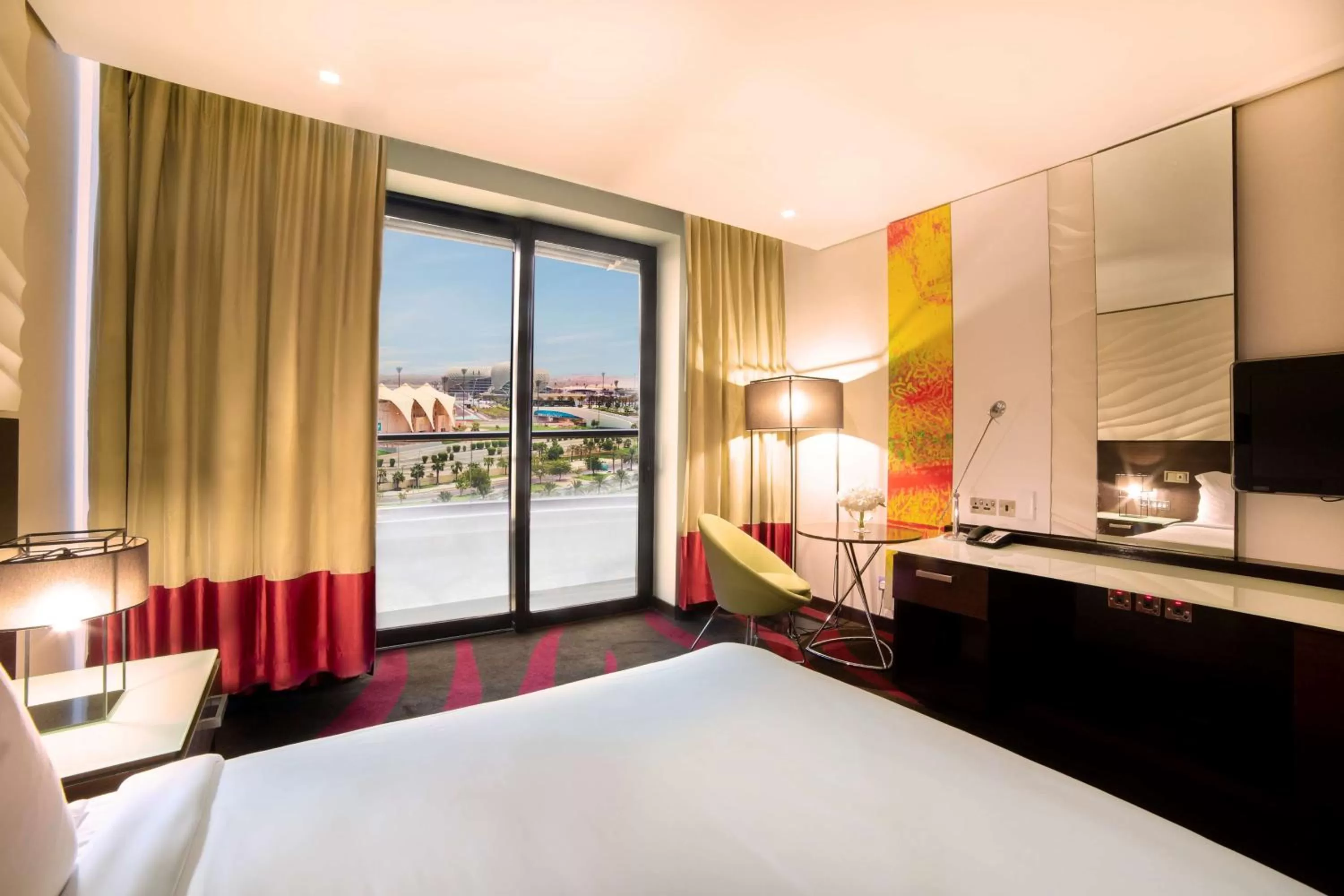 Photo of the whole room, Bed in Radisson Blu Hotel, Abu Dhabi Yas Island