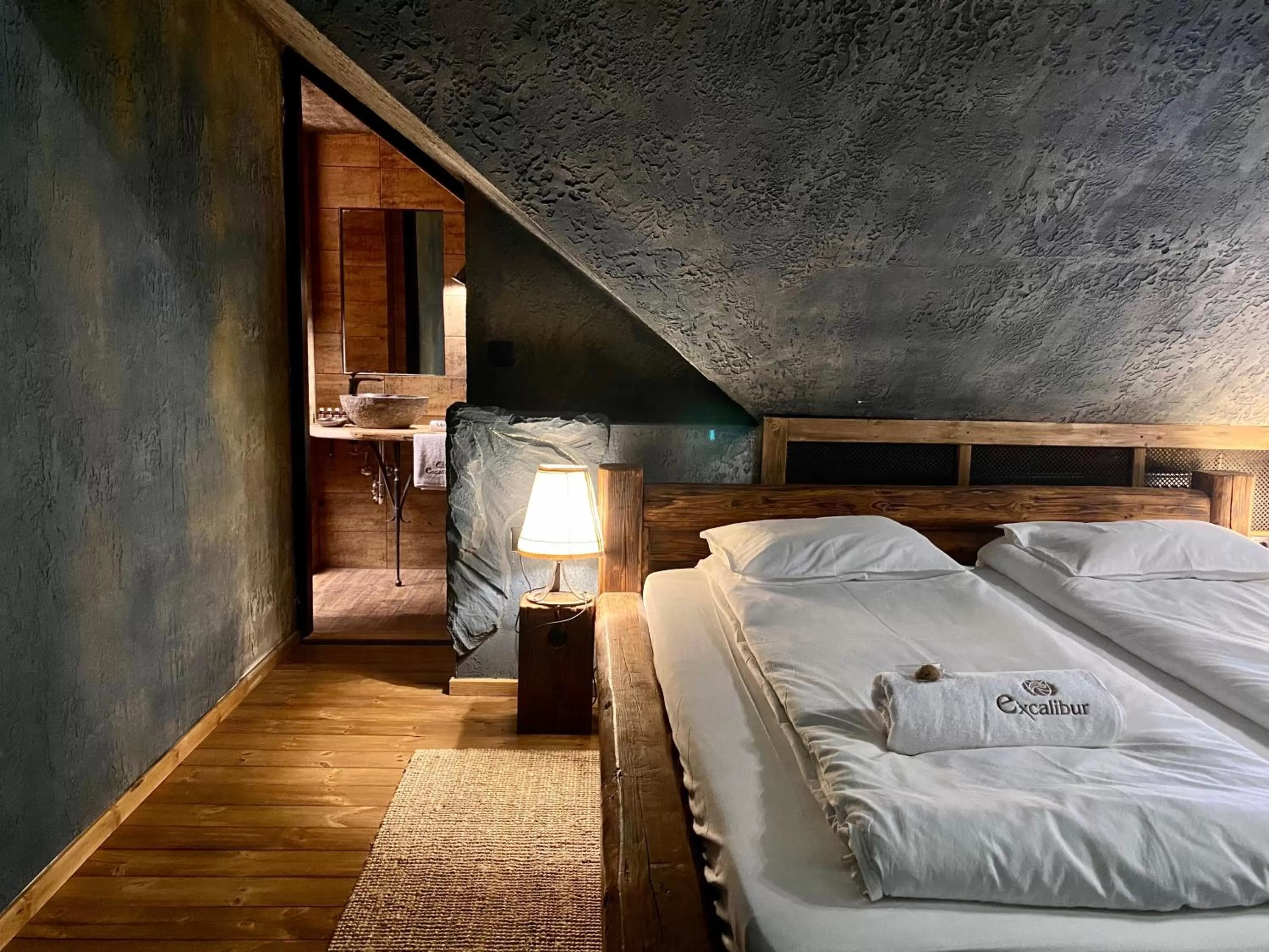 Bed in Excalibur miniHotel