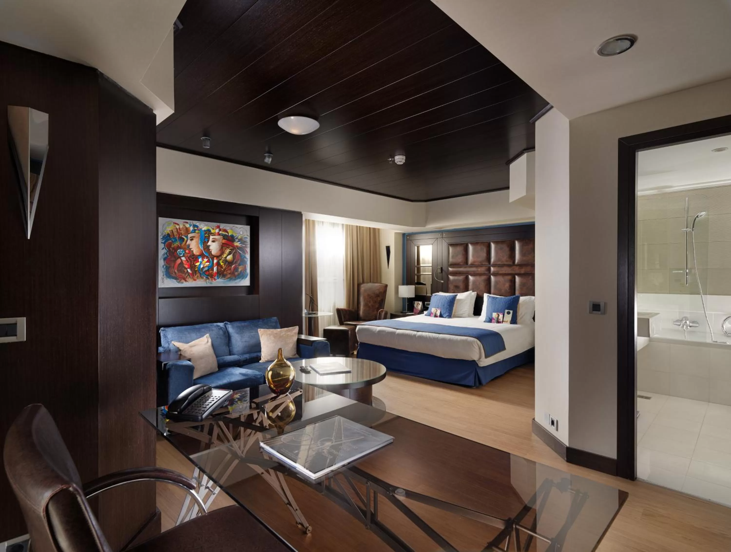 Bedroom, Bed in Crowne Plaza Athens City Centre by IHG