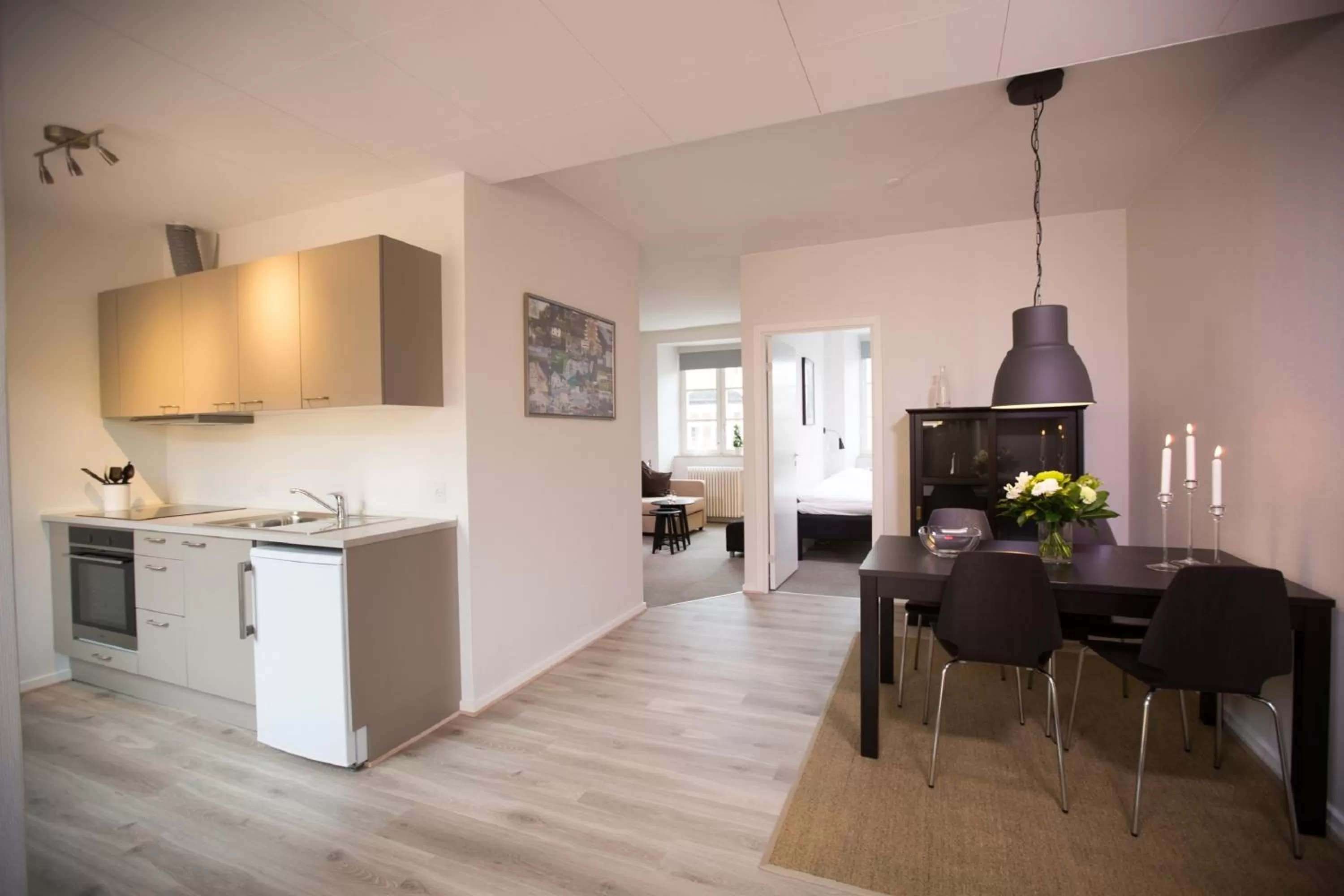 Kitchen or kitchenette, Kitchen/Kitchenette in Hotel Residens Møen