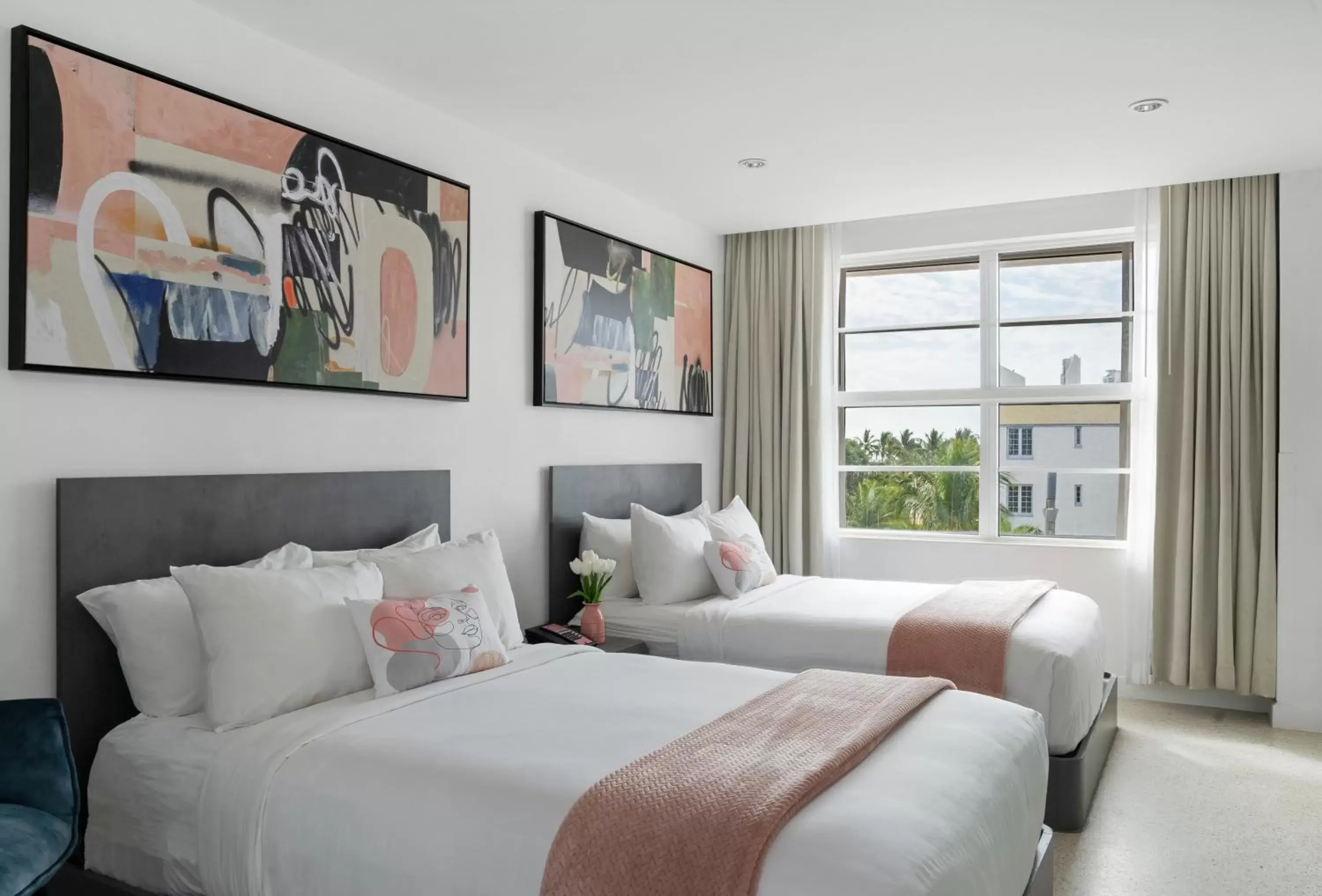 Classic Room - 2 Double Beds in Clevelander Hotel Classic Room - 2 Double Beds in Clevelander Hotel