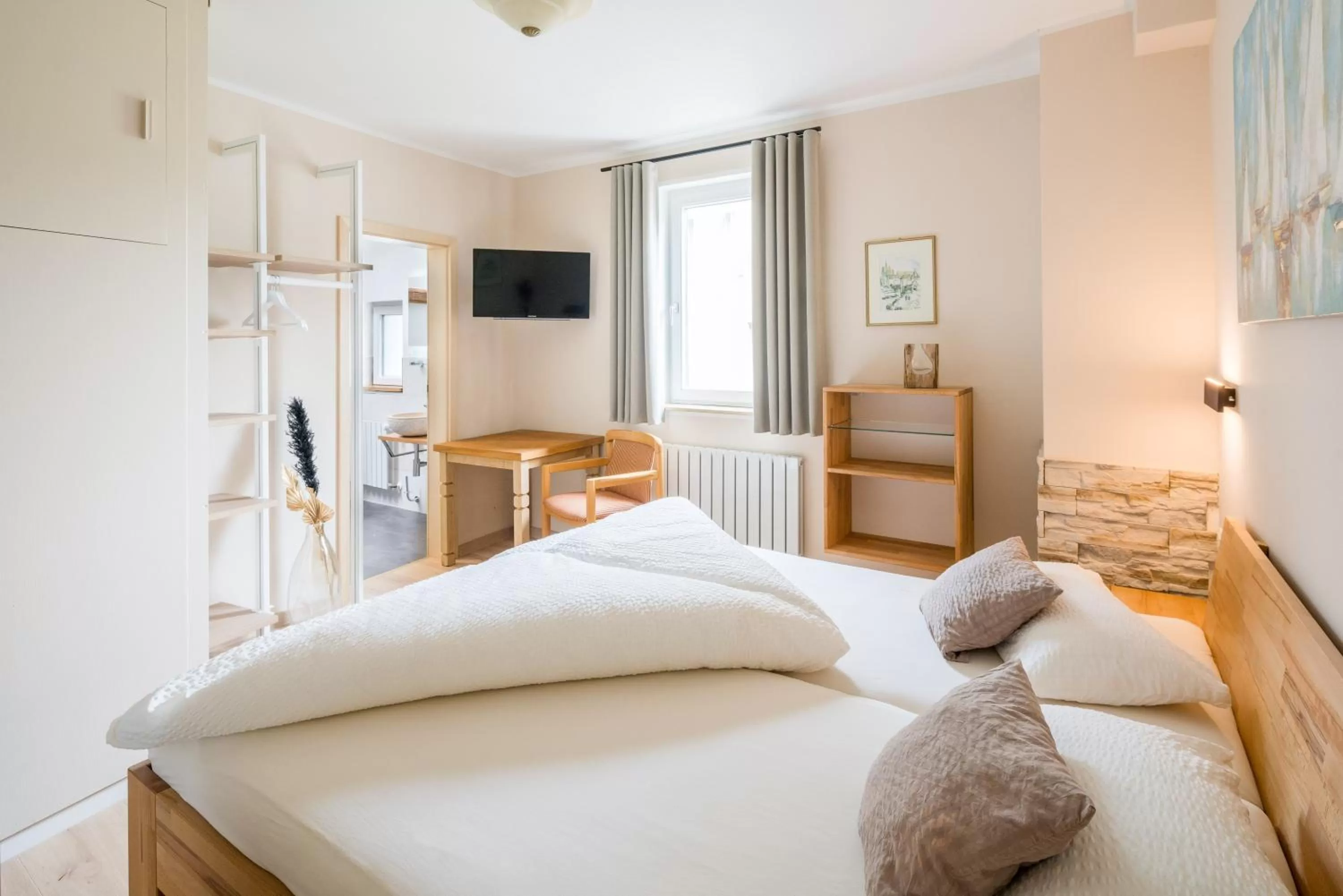 Bedroom, Bed in Landhotel Löwen